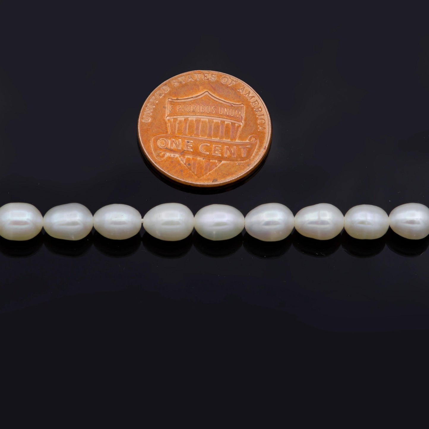 Natural white oval rice freshwater pearl beads awesome luster quality genuine cultured fresh water small seed pearls 4.4mm-5.0mm aaa, wa-151