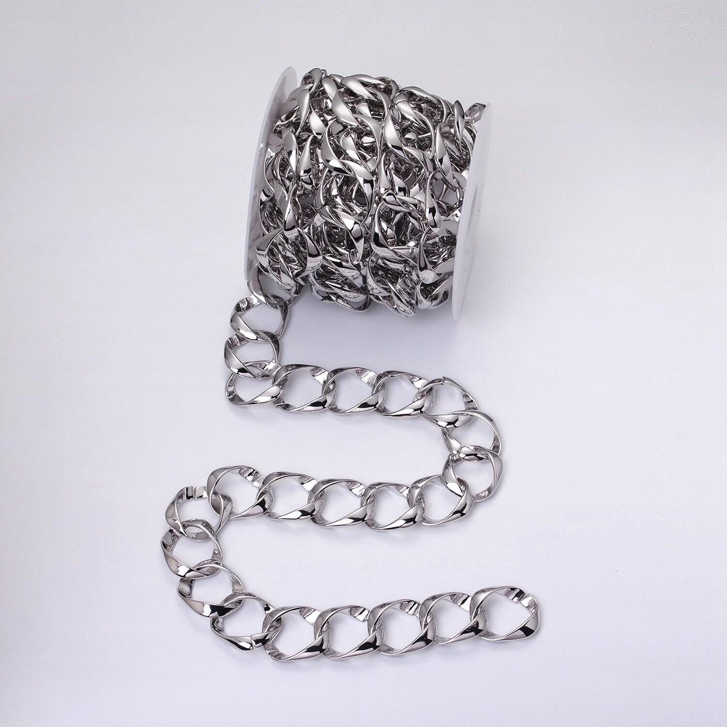 Statement 16k gold filled chain by yard big oval cable chain unfinished chain wholesale chunky chain large link chain roll-1301 1302