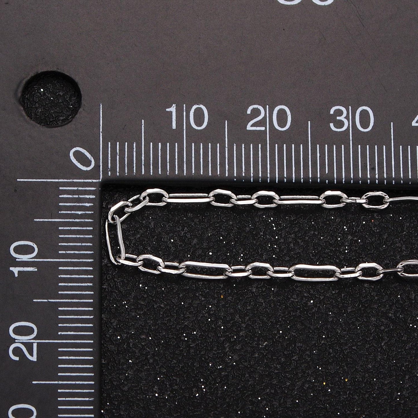 24k gold filled dainty flat edge paper clip cable link wholesale jewelry making unfinished chain in gold & silver | roll-905, roll-906