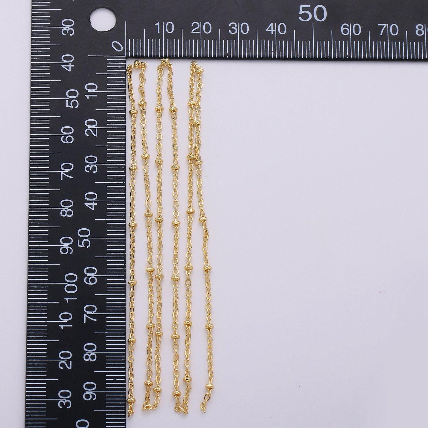 Beads and rolo chain by yard, rosary chain, great quality bulk chain for jewelry necklace, bracelet, anklet supplies, 133
