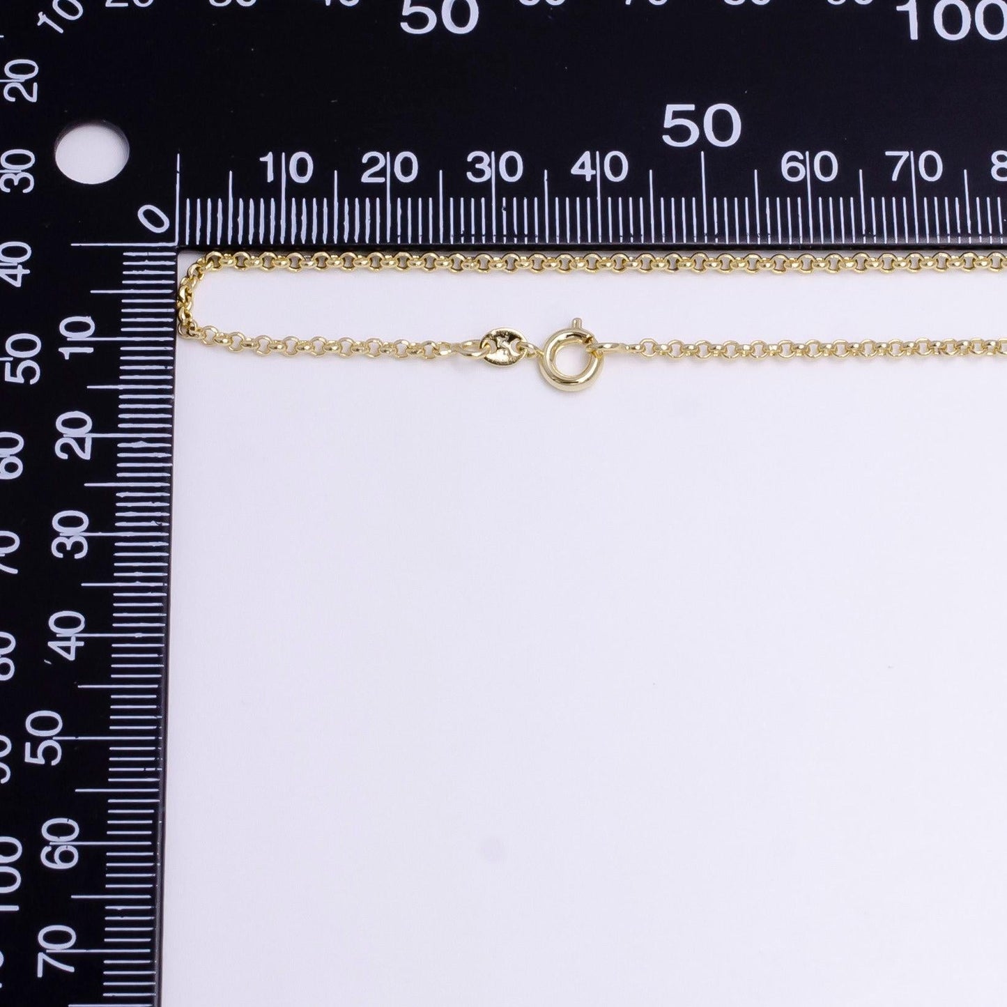 2mm round rolo 20 inch, 17.5 inch layering chain necklace | wa-1902 wa-1903