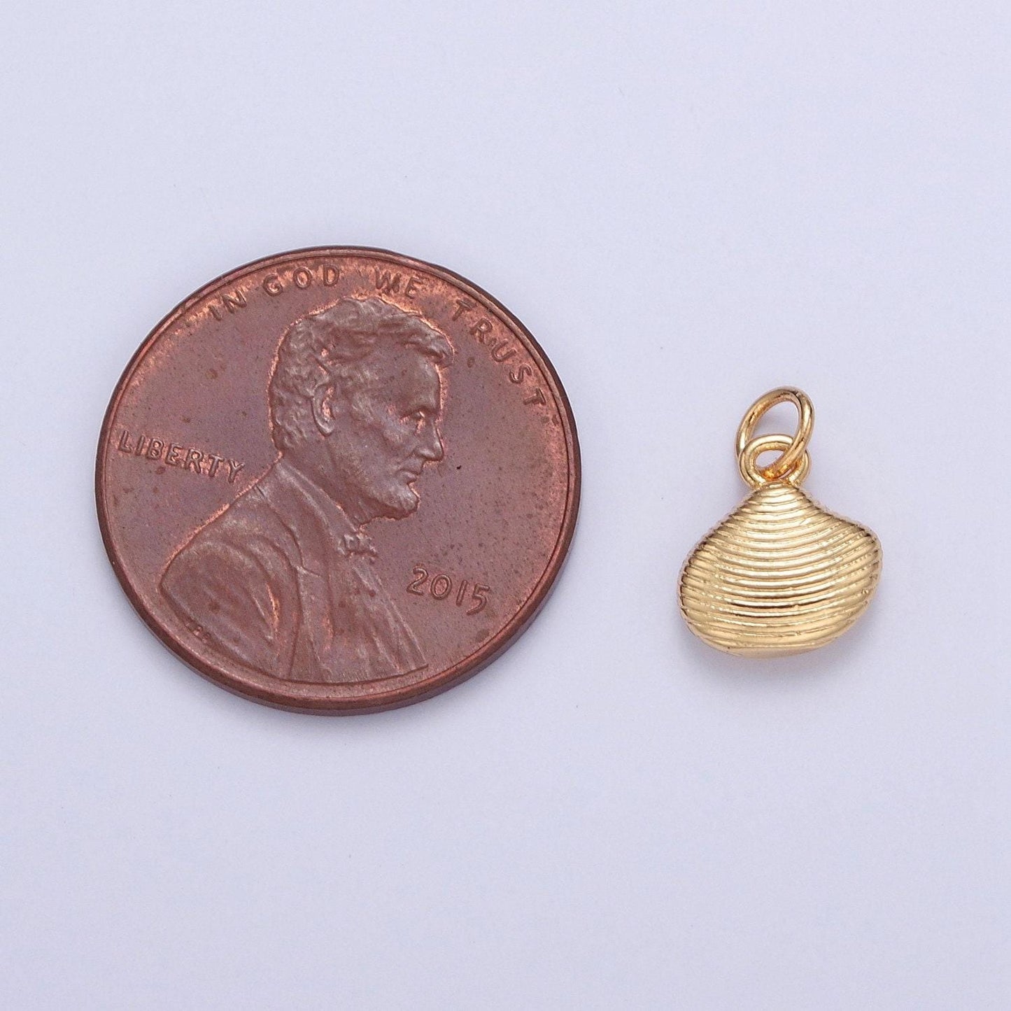 Abstract gold charm for diy jewelry making, x-134