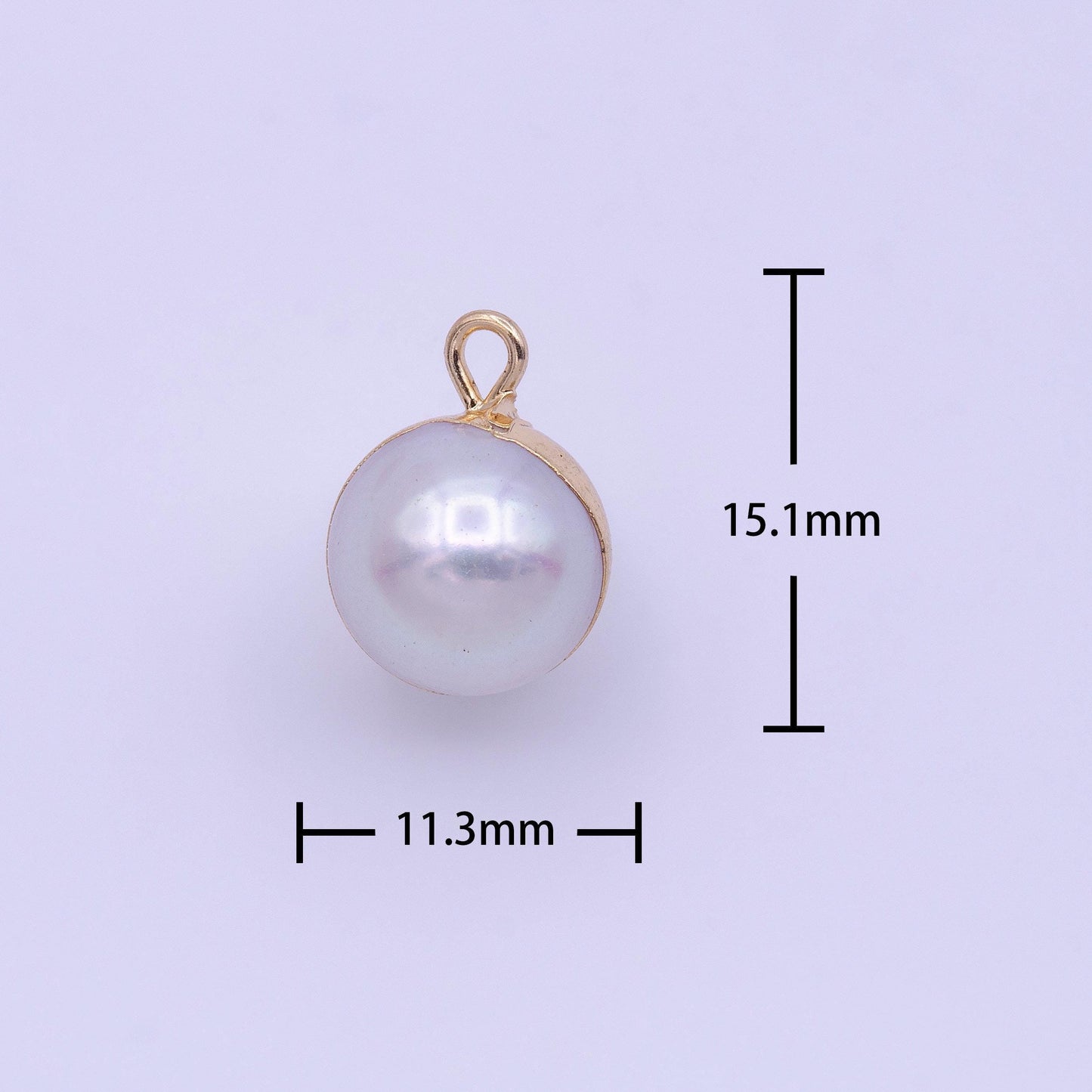 1x genuine pearl charms, round potato white pearl gold pendants 15 x 11 mm oval bead freshwater pearls, bracelets necklace jewelry p1850