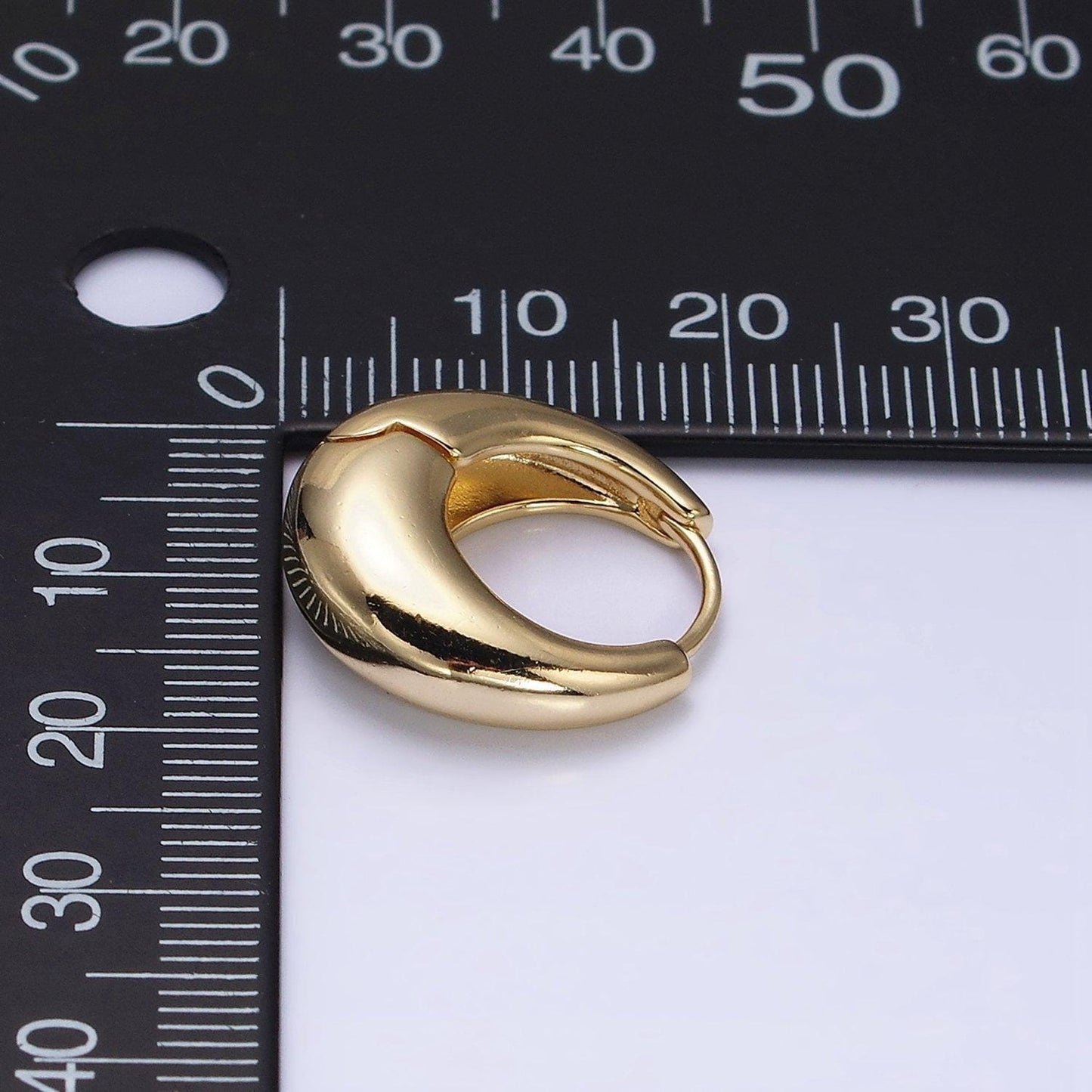 14k gold filled dome huggies | dainty huggie hoop earrings | hinge earrings everyday earrings | waterproof statement jewelry ad1432