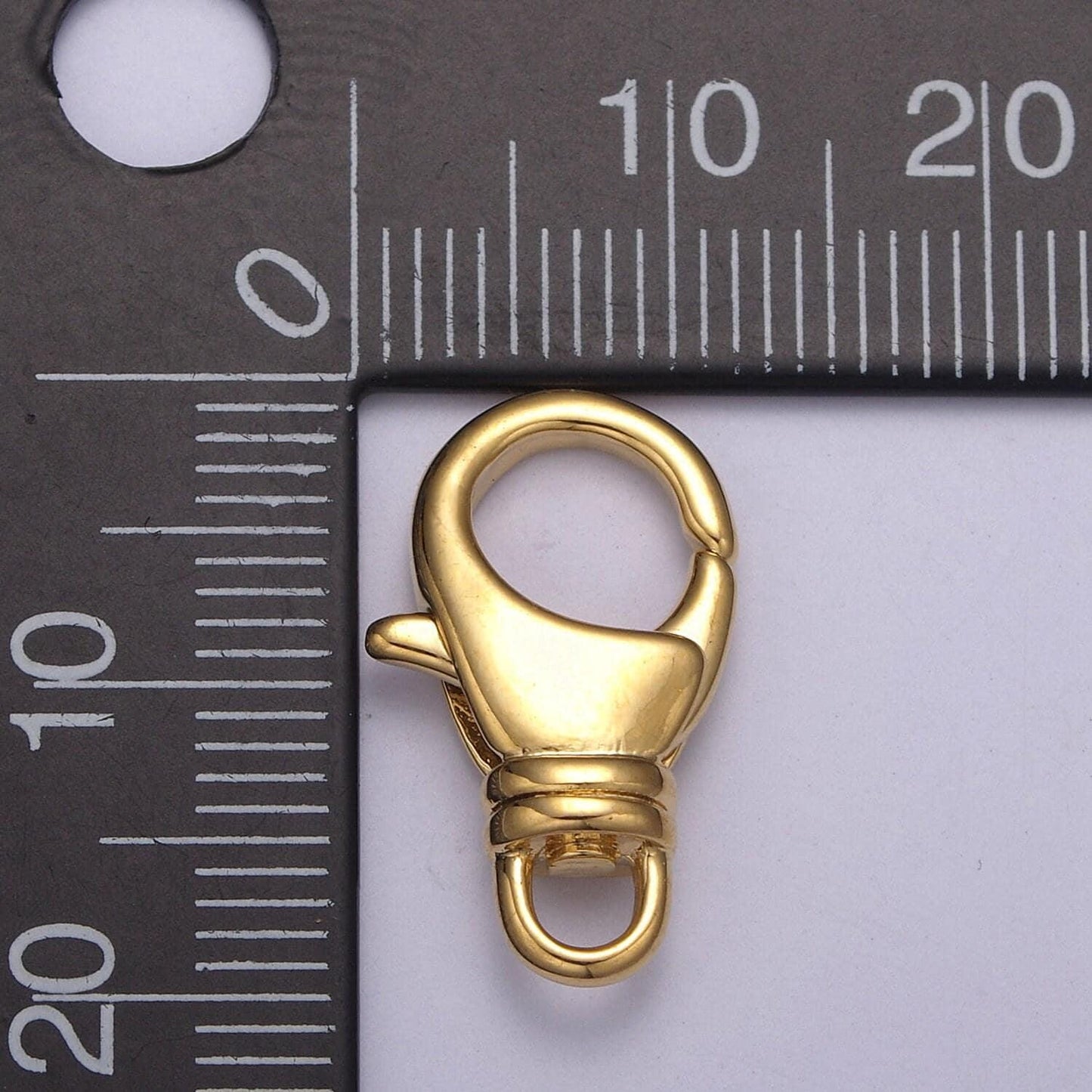 Gold / silver lobster clasps - 24k gold filled clasp for jewelry making findings l-584 / l-585