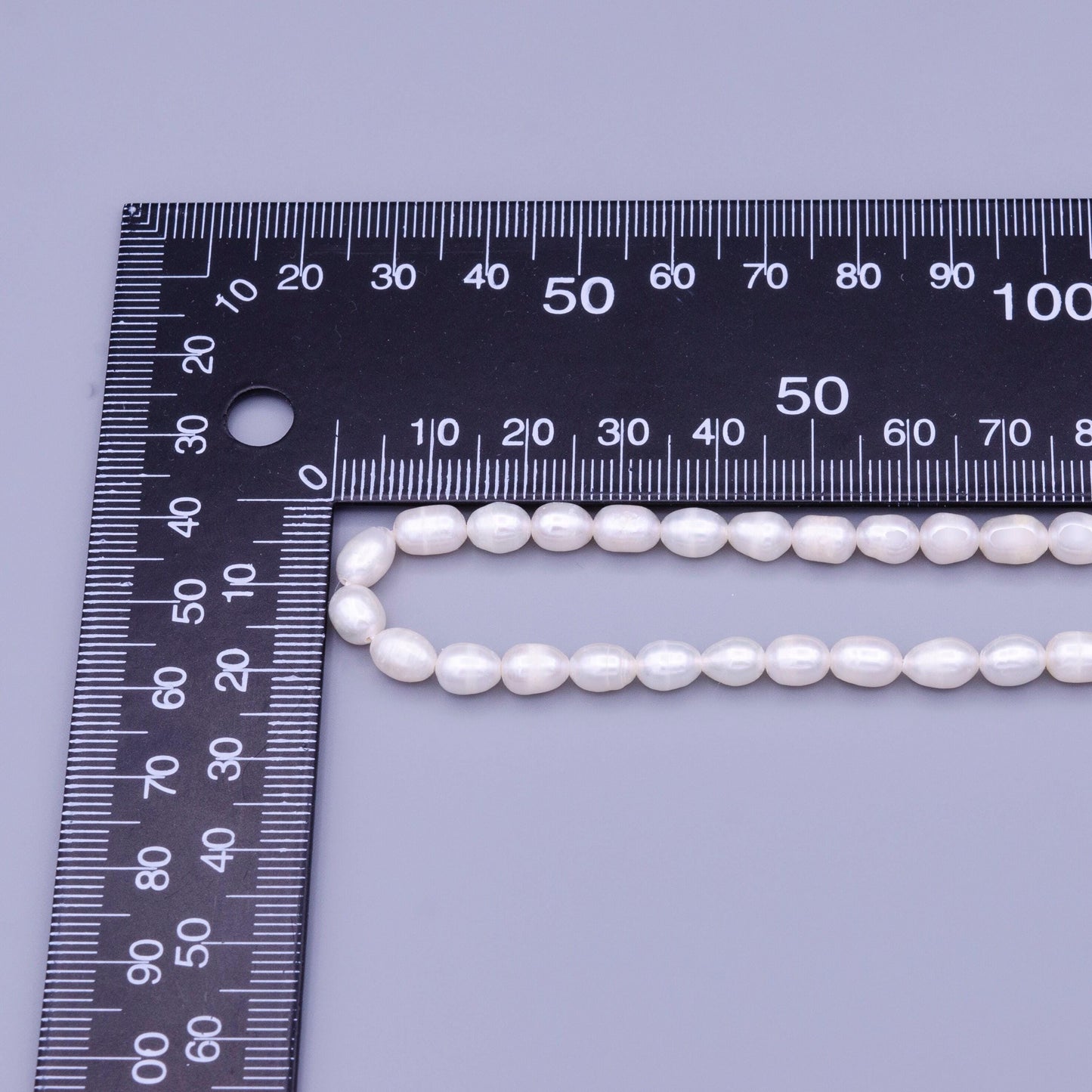 5.3mm aaa+ stunning freshwater pearls wholesale, small pearls, top drilled pearls, white pearl natural rice pearls loose beads wa-1669