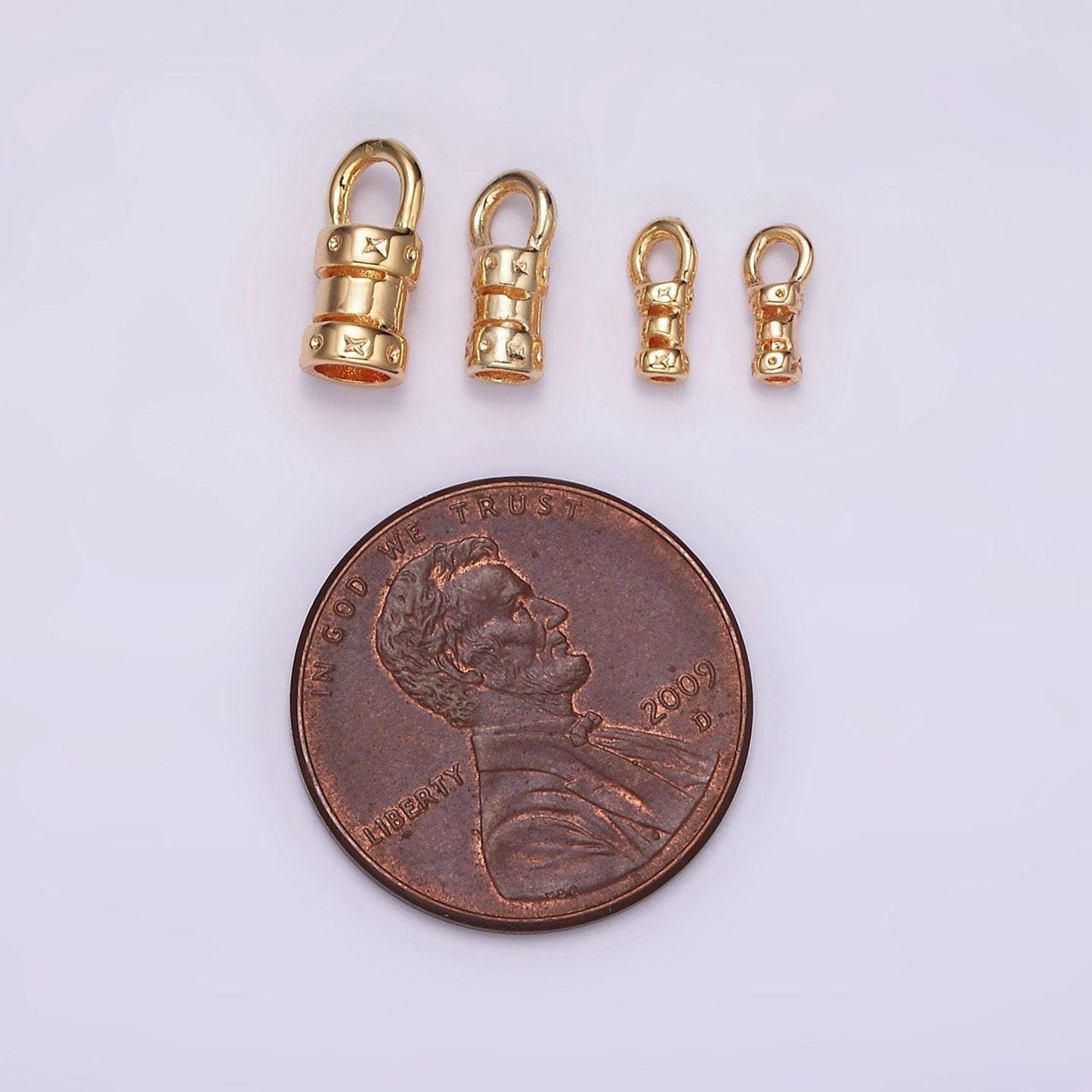Leather or cord crimp ends with loop