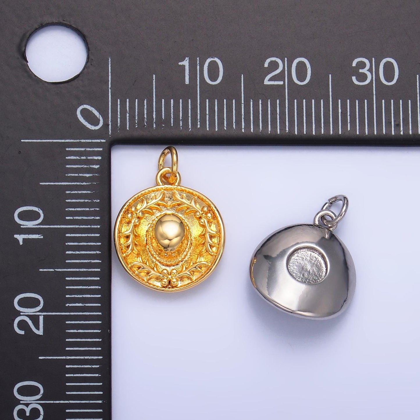 Gold Sombrero Hat Charms 24K Gold Filled Mexican Hat Pendant Mariachi Charm Bracelet Necklace for DIY Jewelry Making Supply W363
