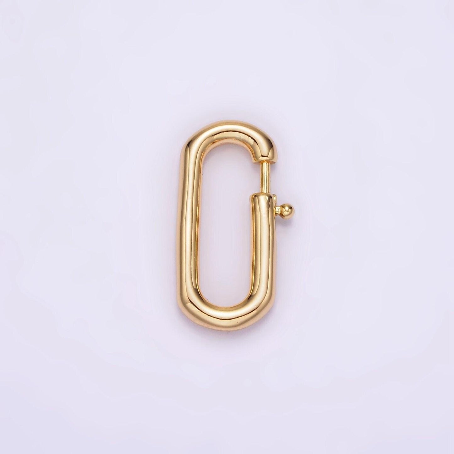 Spring gate clasp brass ,gate clasp, pull clasp, spring gate oval. spring clasp, spring gate charm holder