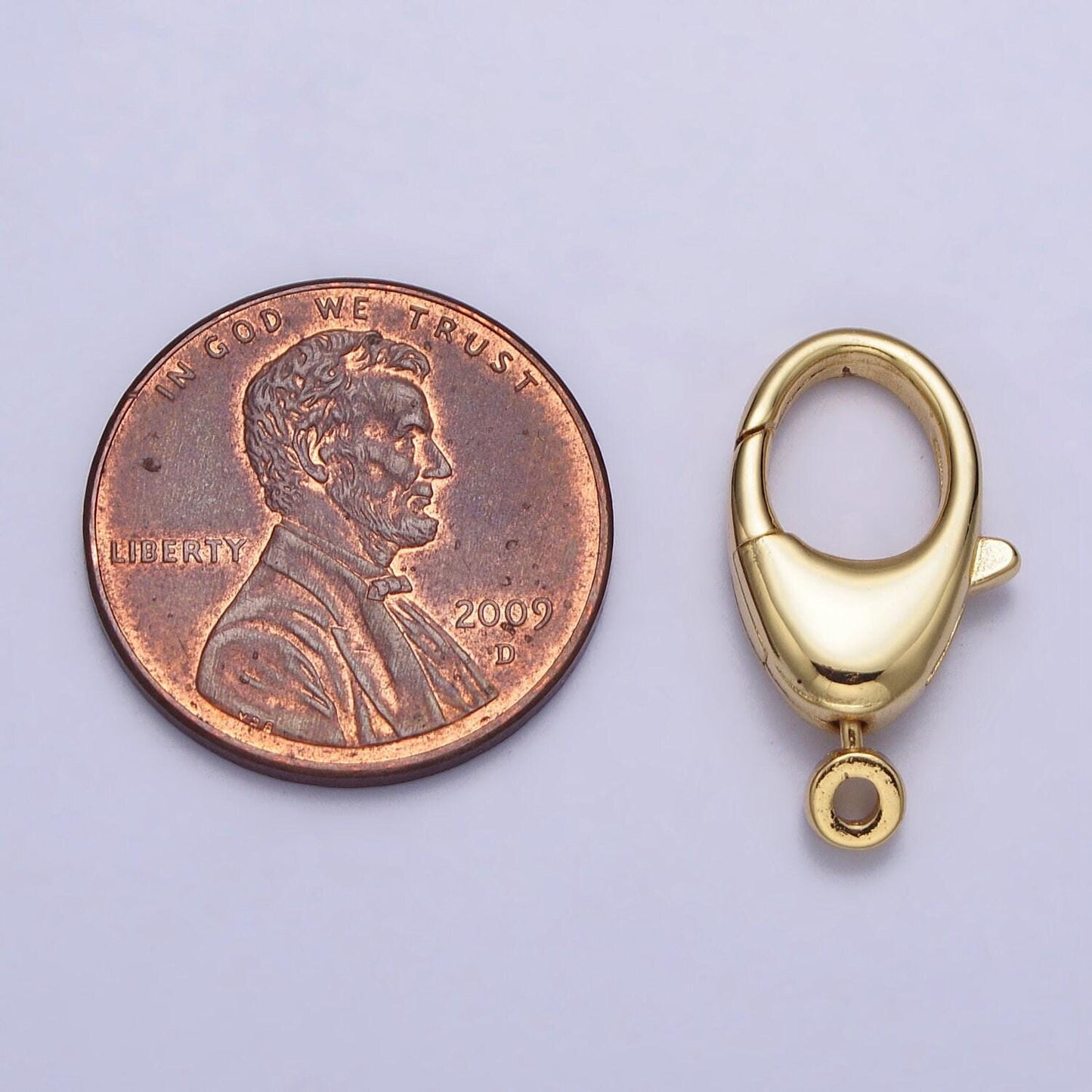 Dainty oval lobster lock gold lobster charm lock finding connector lobster lock enhancer lobster lock silver charm holder z133