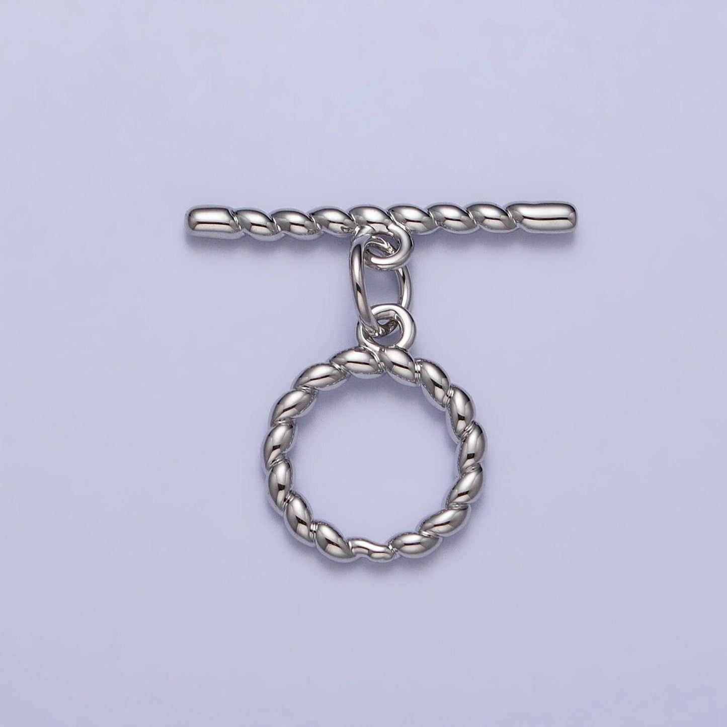 24k gold plated rope ot toggle clasps twisted end clasp for jewelry handmade making bracelet necklace bar fancy clasp z101