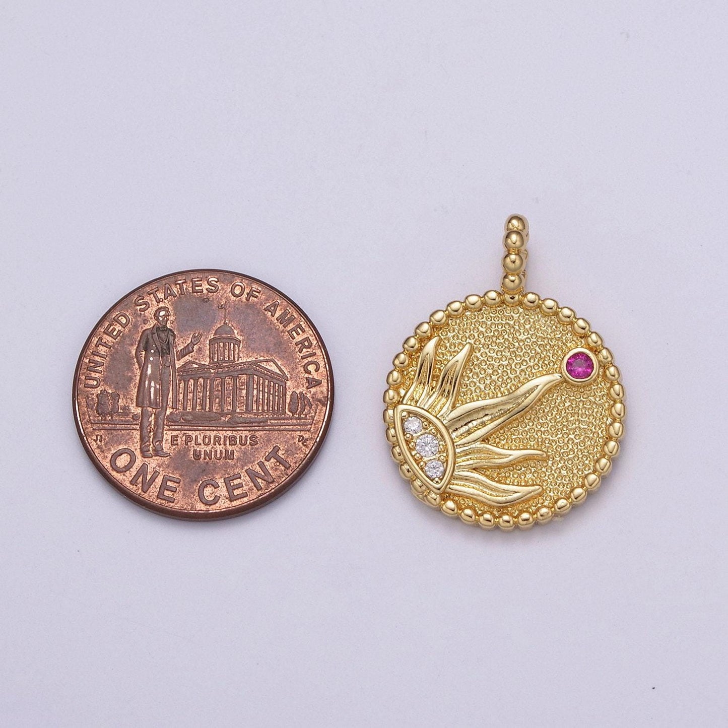 24k gold filled sun pendant radiant rays of sun charm solar system celestial symbol charm pendant | n-524