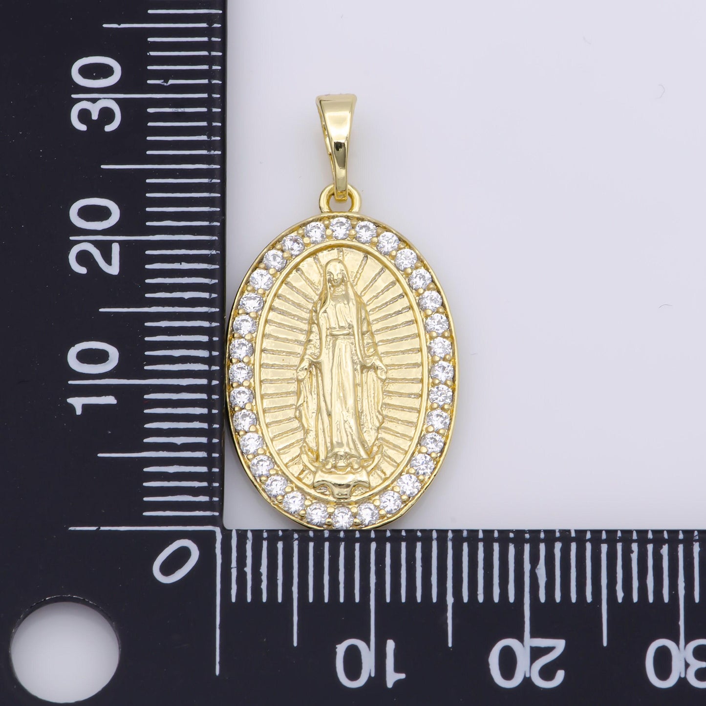 Madonna miraculous medallion charm 14k gold filled virgin mary pendant religious charm necklace bracelet lady guadalupe pendant