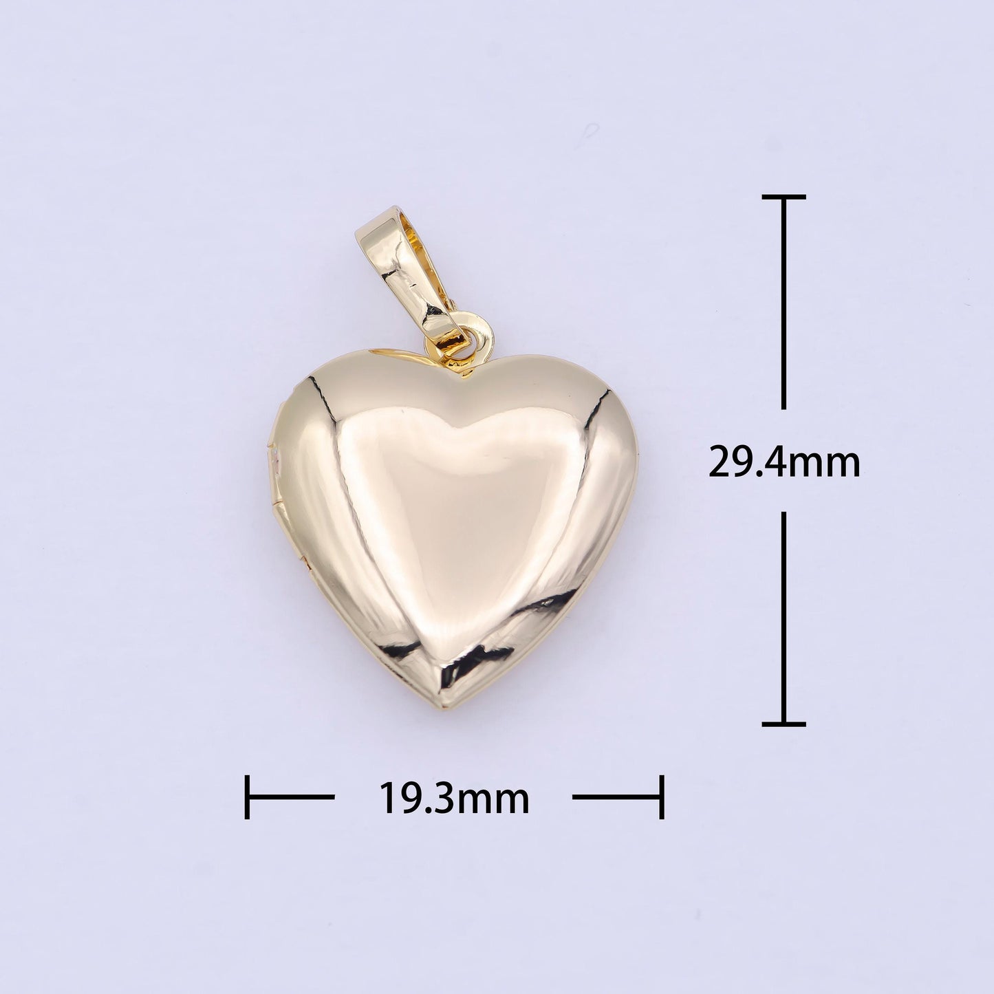 Dainty gold filled heart photo locket charm necklace keepsake photo frame charm personalized mother day gift handmade jewelry supply i-885