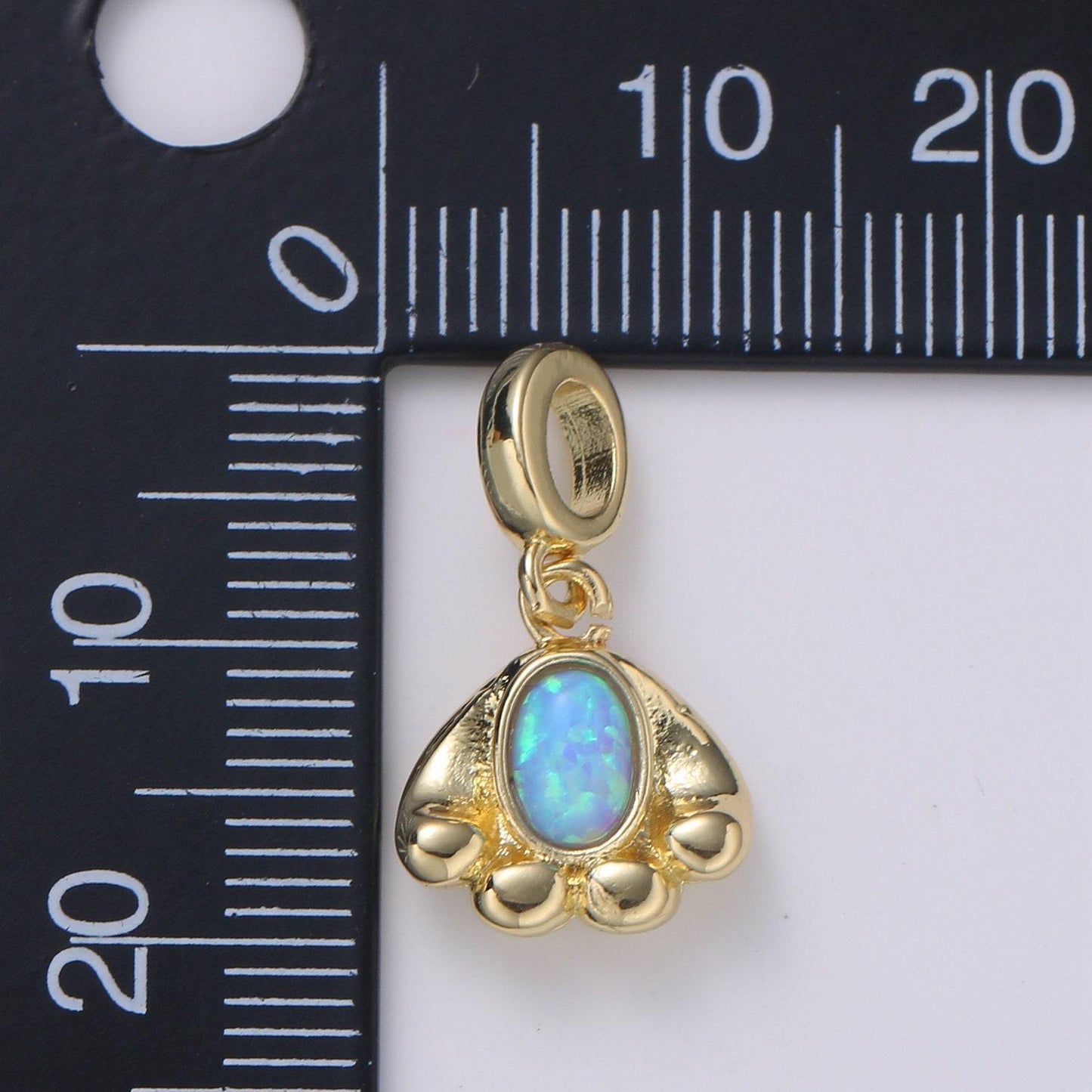 1pc cloud 24k gold opal cz pendant charm celestial pendant charm for bracelet necklace white, blue pendant jewelry, pdgf-2185