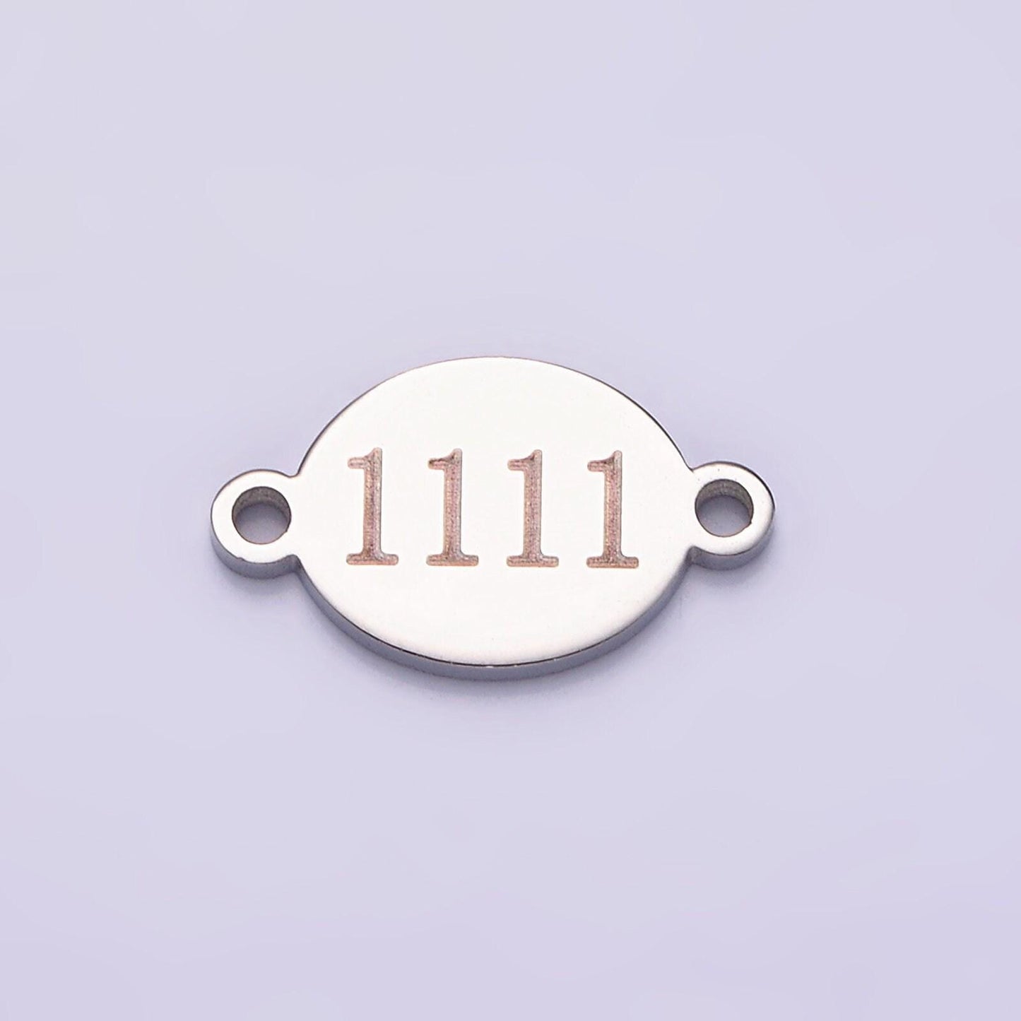 1111 gold stainless steel angel number charm 11:11 angel number charm connector spiritual gift ∙ lucky number bracelet necklace g681