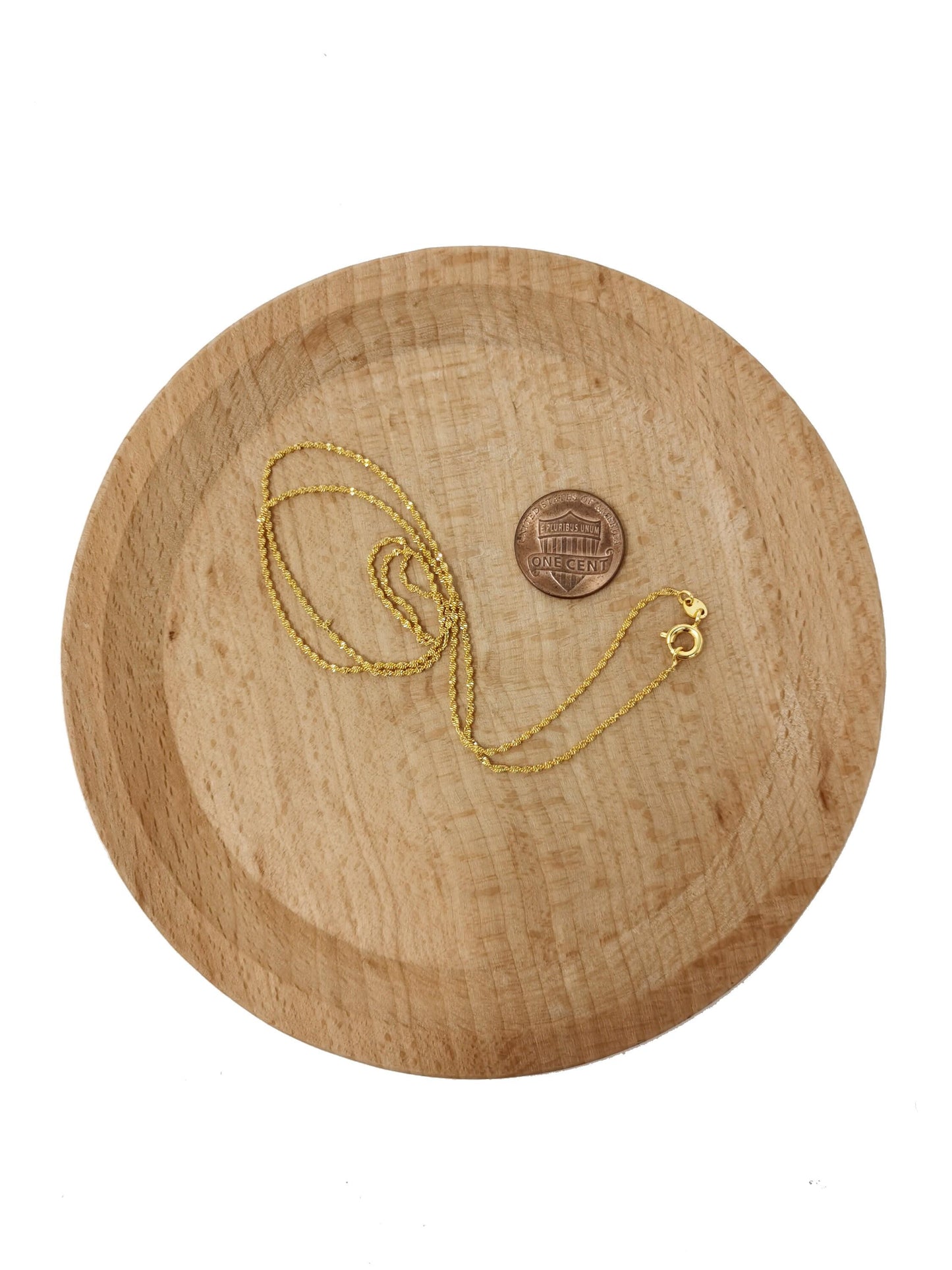 1pc 17.7'' ready to use gold twisted necklace chain, layering singapore chain dainty necklace, for pendant charm necklace making, 440