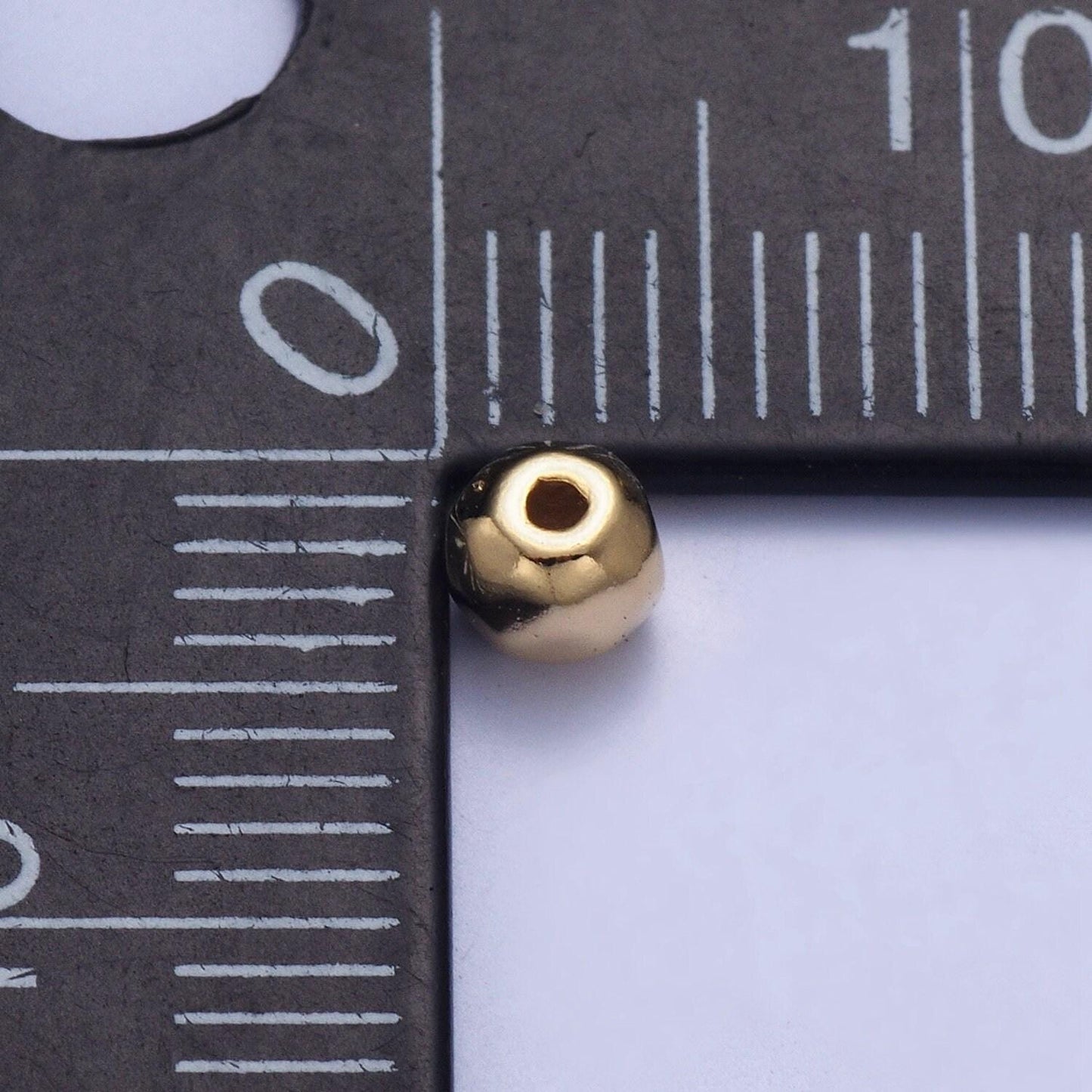 20pcs/bag tiny round apple-shaped bead spacer, 3 sizes gold silver plated dented ball spacer | b-049, b-096,b-128, w-936, w-934, w-935