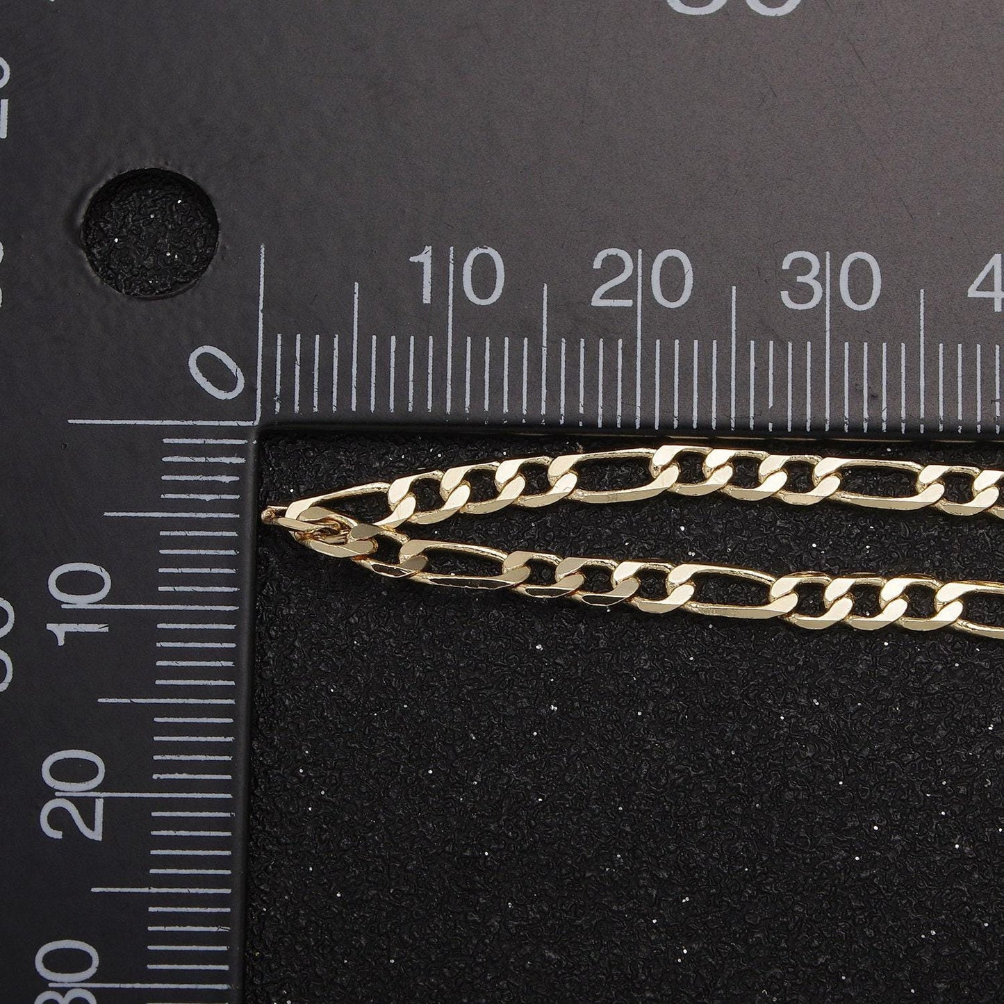 24k gold filled figaro necklace • minimalist necklace chain • unisex figaro chain • figaro 16" 18" 20" chains ready to wear wa-677