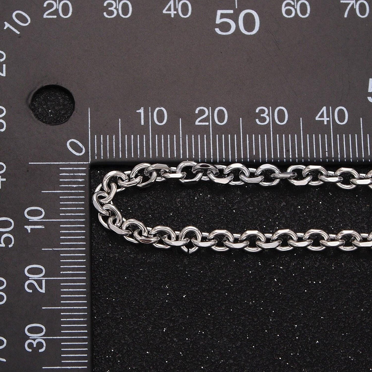24k gold filled unfinished chain by yard cable circle chain, oval link necklace chain, wholesale bulk chain jewelry making 3.8mm roll-887