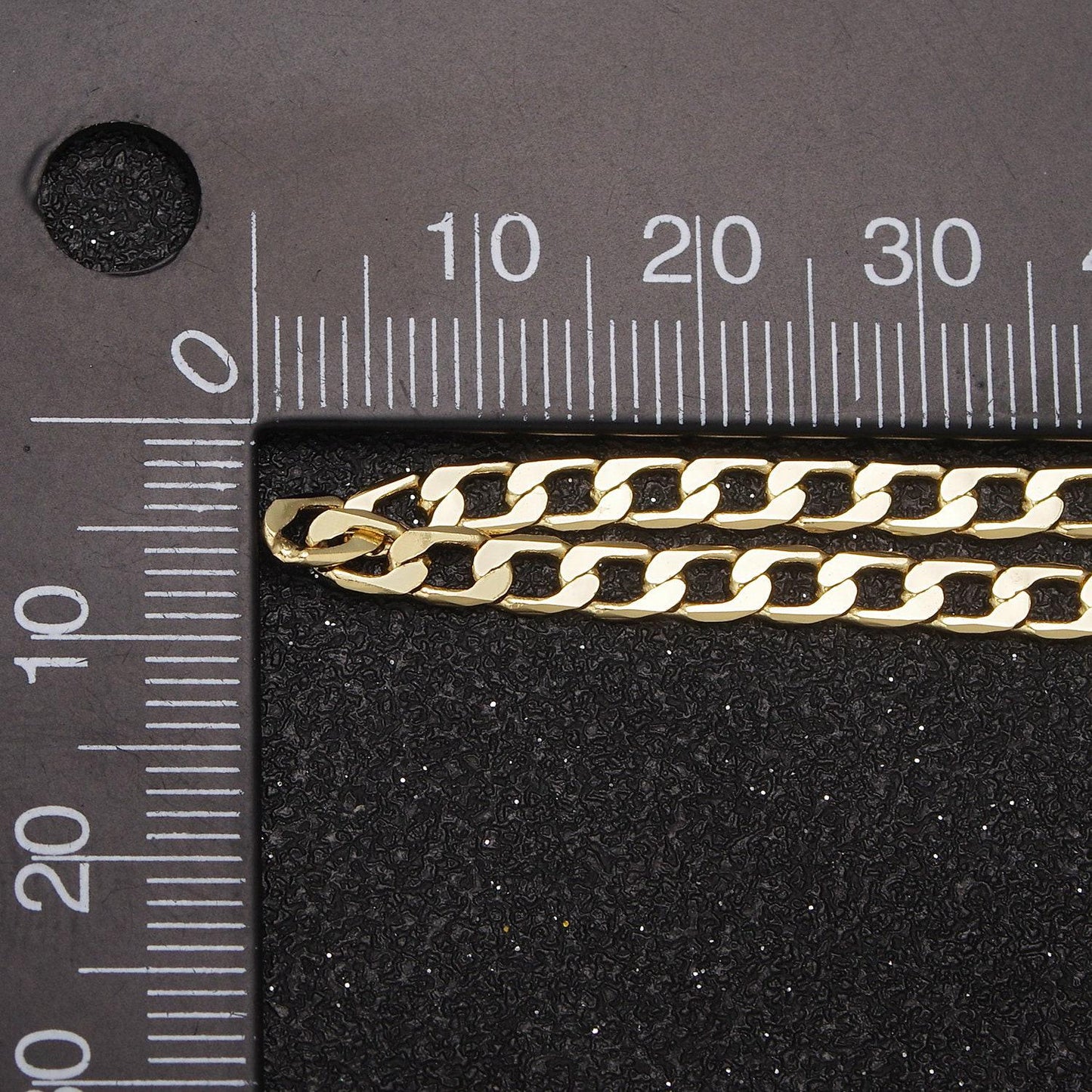 24k gold filled flat miami cuban curb chain, 3.5mm width concave silver & gold chain, wholesale bulk roll chain for jewelry making, 688