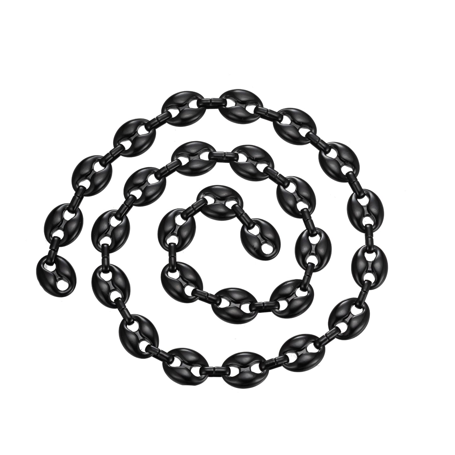 Black enamel oval anchor / mariner chain colorful link enamel chain per yard for necklace bracelet component supply jewelry making, 507