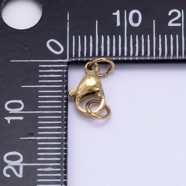 1 piece 16k gold filled 13.8mm lobster clasps jewelry closure supply end clasp for bracelet necklace anklet component | z406
