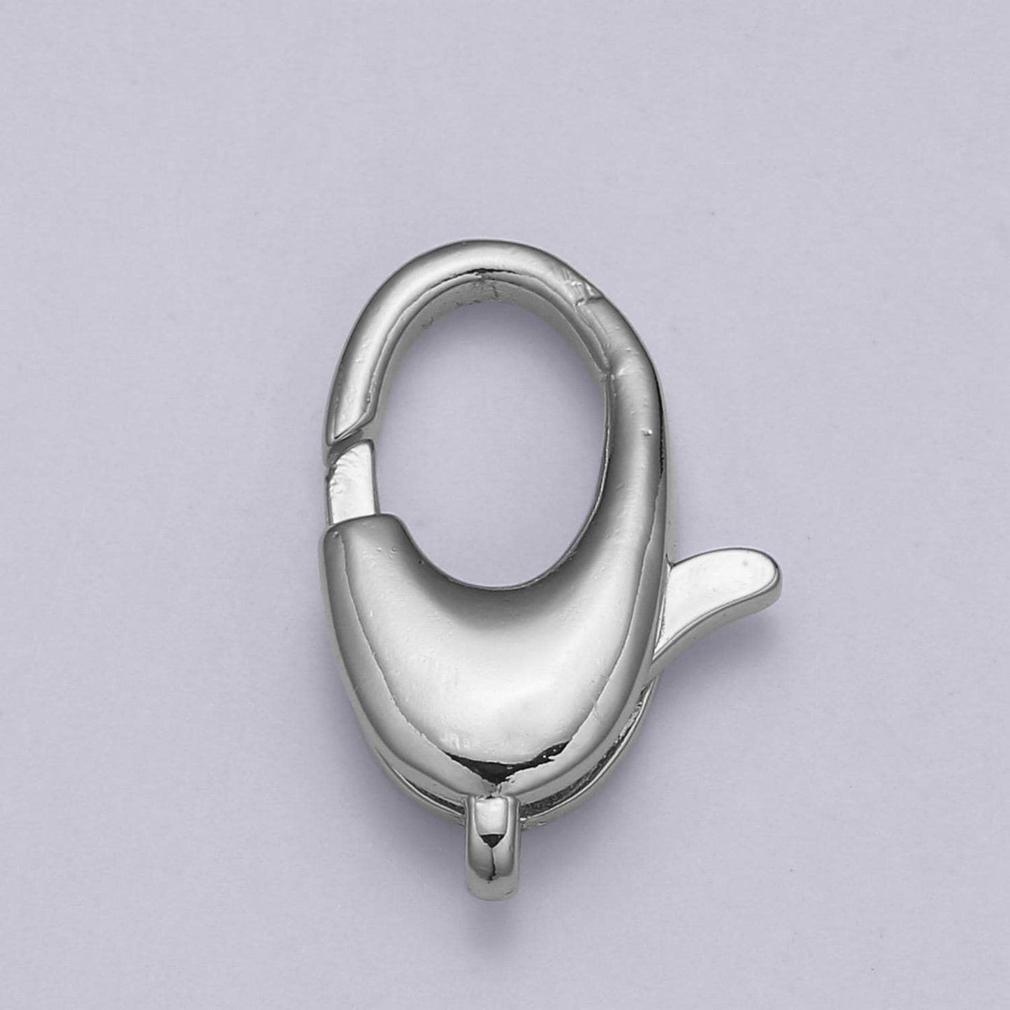 1pc wholesale lobster clasp 24k gold , oval lobster claw for jewelry making, size option 19.6mmx12.8mm, supp-1110