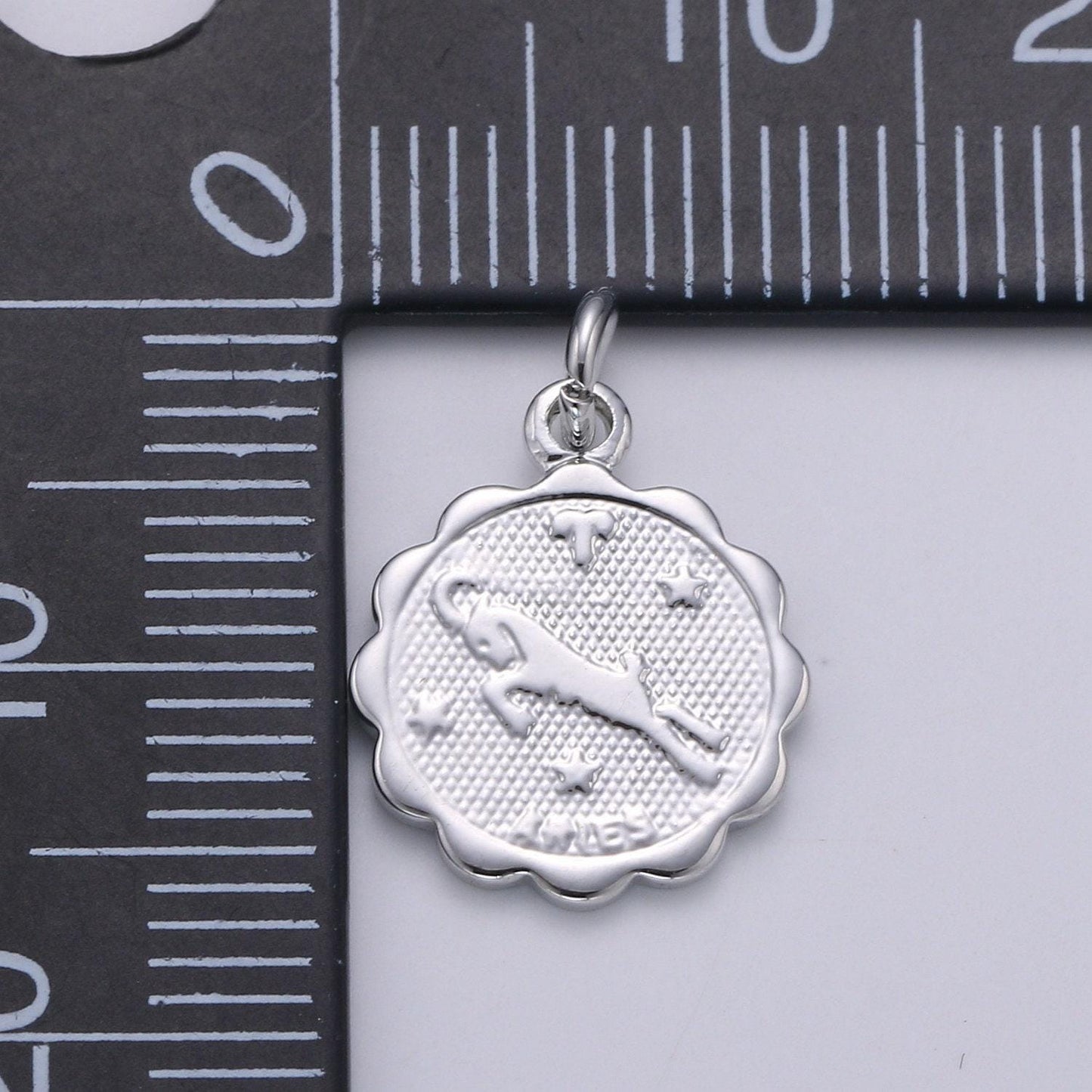 Silver zodiac constellation charms, zodiac symbol, horoscope charm, gold astrological zodiac sign minimalist jewelry, zodiac-021