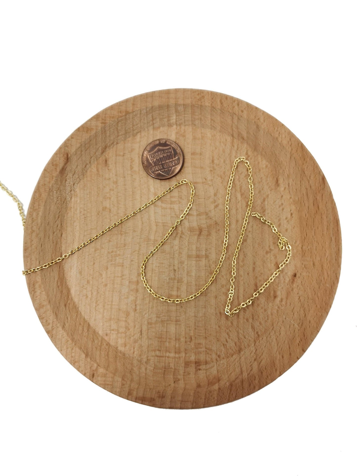 Gold rolo cable chain by yard, oval link chain,wholesale bulk roll chainfor jewelry making, thickness 1mm- 23