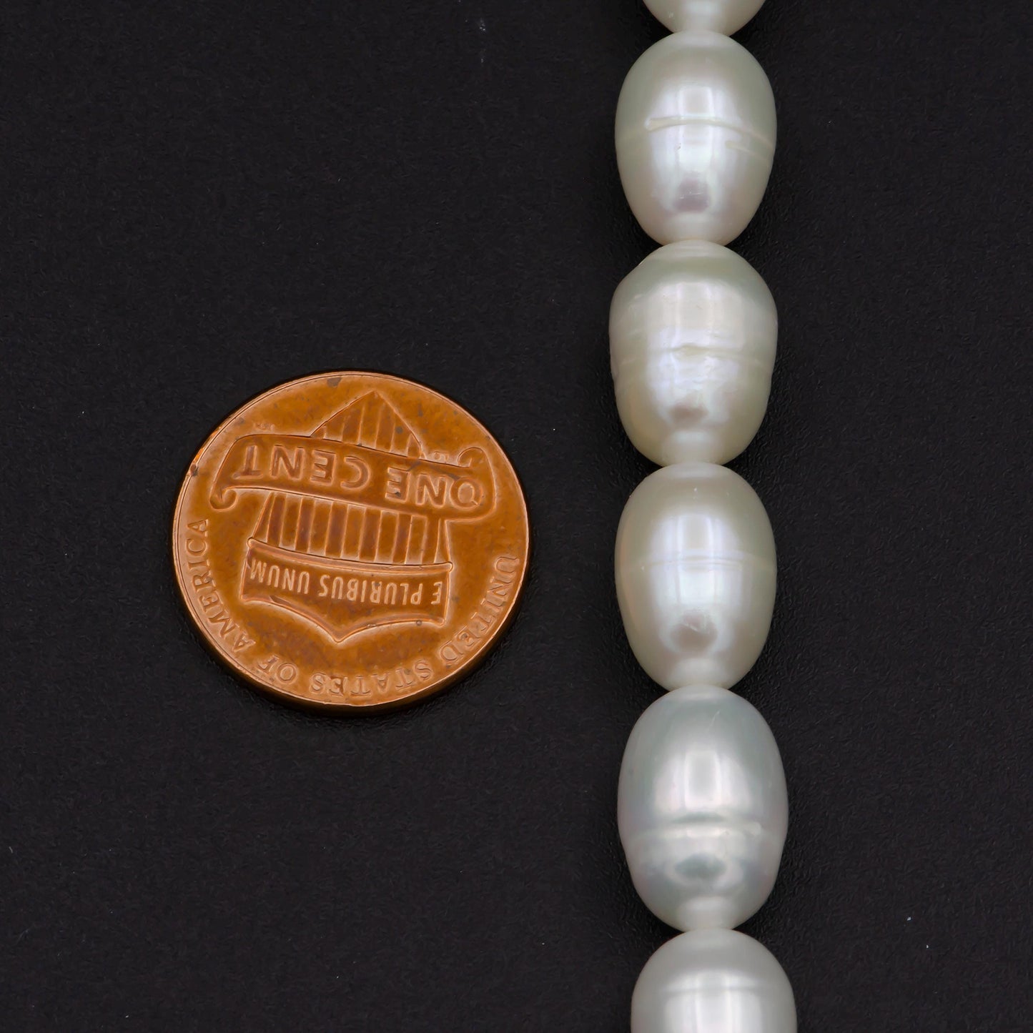 Aaa 8.2 - 9.1mm white oval freshwater pearls,high quality,white rice pearl,full strand,freshwater pearl rice beads wa-577