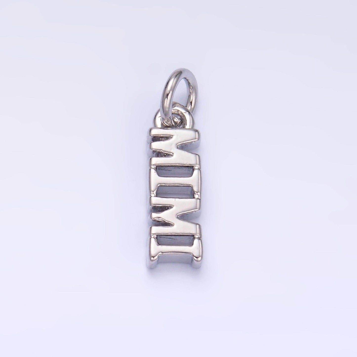 Mini Gold Filled Mimi charm for bracelet necklace earring component diy jewelry making supply Grandma word charm minimalist jewelry W424