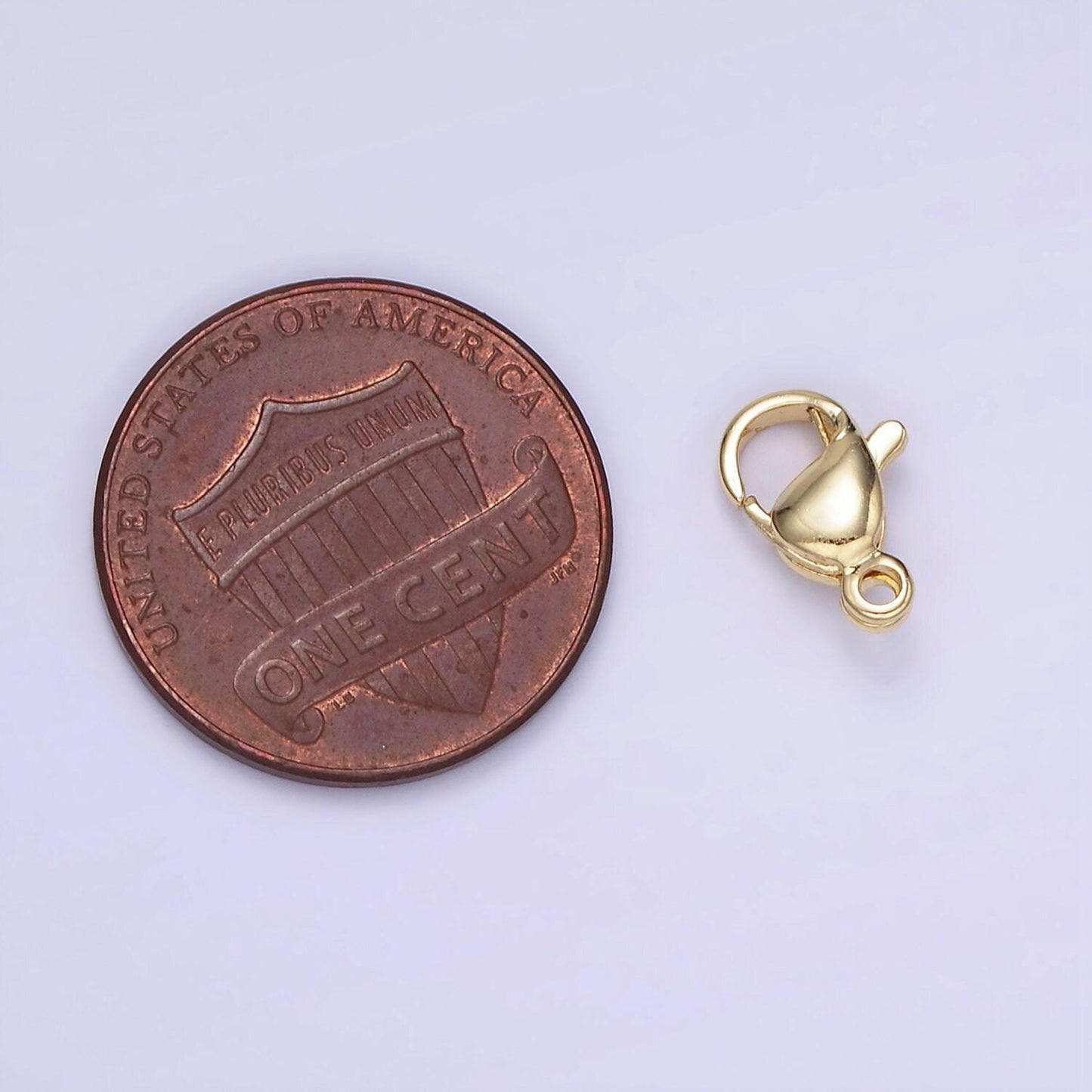 Stainless Steel Gold 10mm minimalist lobster clasps claw closure findings | l049