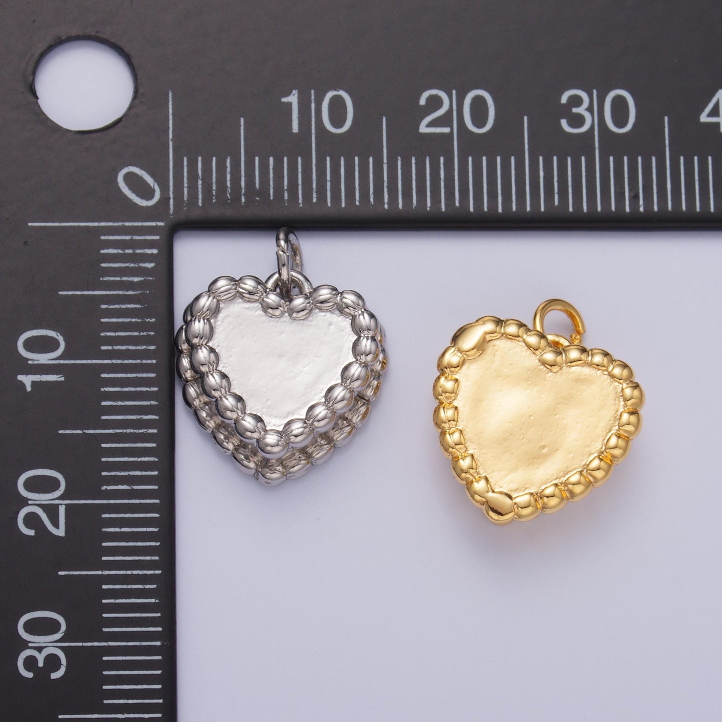 3D Mini Valentine Cake Heart Charm gold filled love charm Birthday Cake Inspired | W413