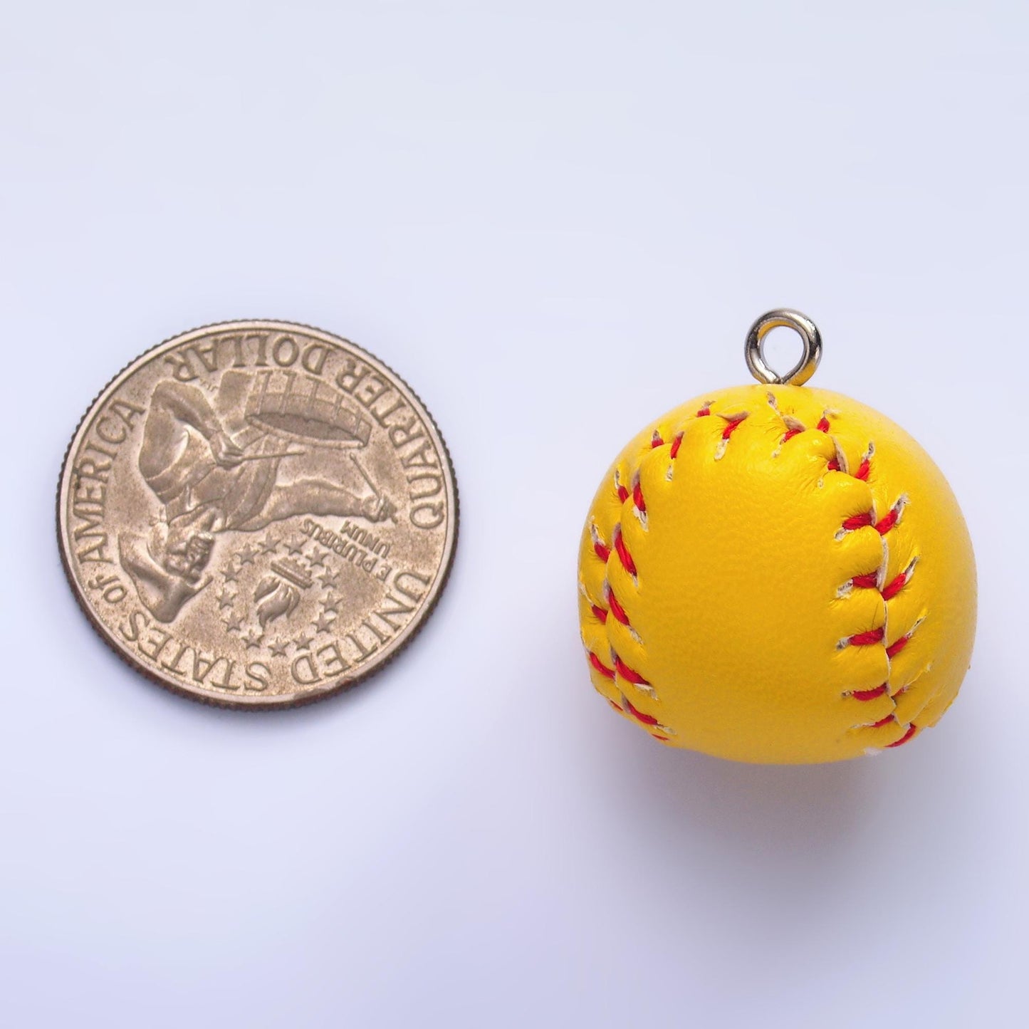 3D Baseball Softball Charm Sport Team Club Lovers for Bag Charm Earring Tumbler Key Chain Charm M466