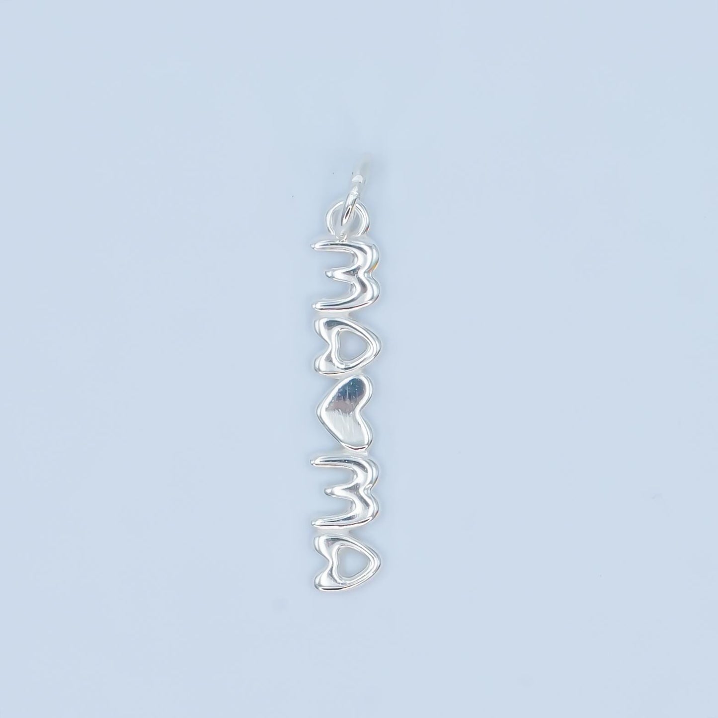 Mini S925 Sterling Silver Mama link connector for bracelet necklace earring supply for permanent jewelry mother day Charm Inspired SL635