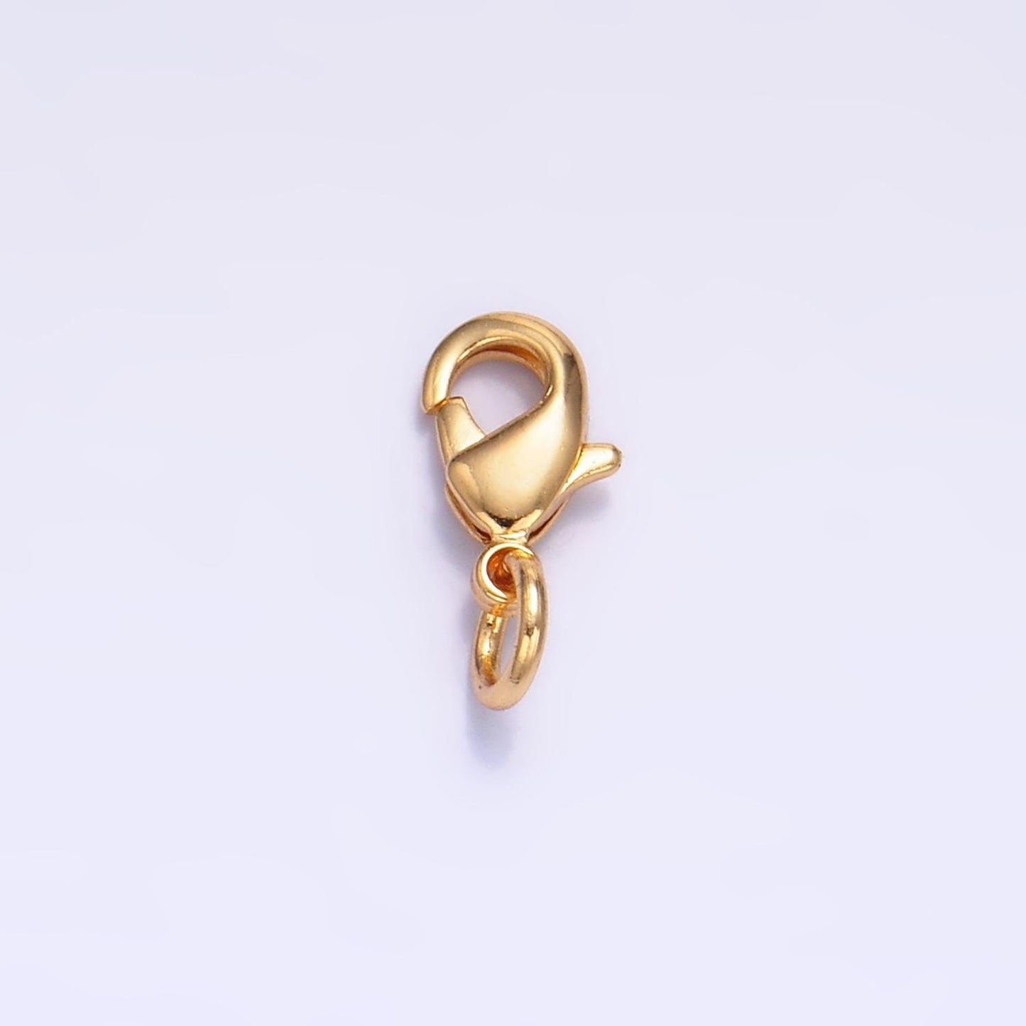 24k gold filled 8mm, 10mm, 12mm, 15mm lobster claw clasps closure findings supply for jewelry making | Z1068