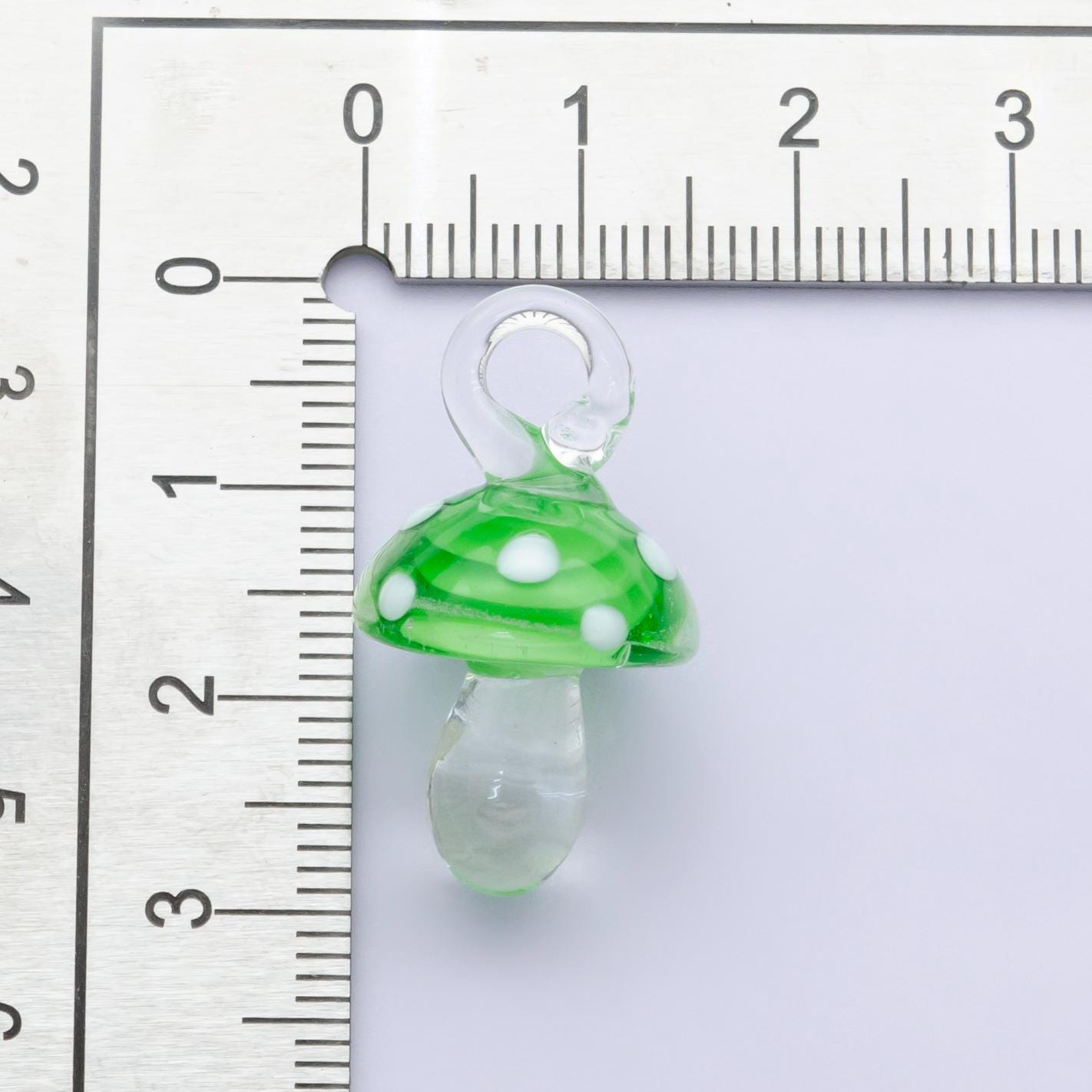 Colorful Glass mushroom charm small unique magic mushroom pendant jewelry gift idea for bracelet necklace earring component diy jewelry N123