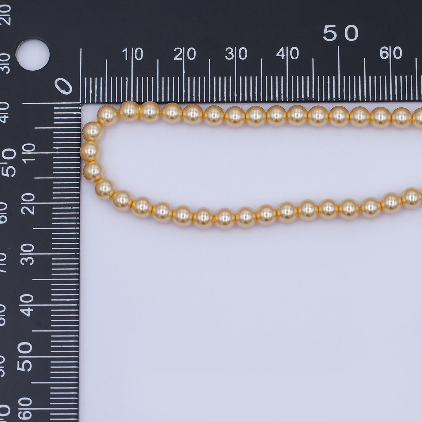 4mm Round Shell Pearl Bead Strand High Luster Synthetic Pearls for Jewelry Making, Necklace & Bracelet Craft Supplies Colorful Beads WA2987
