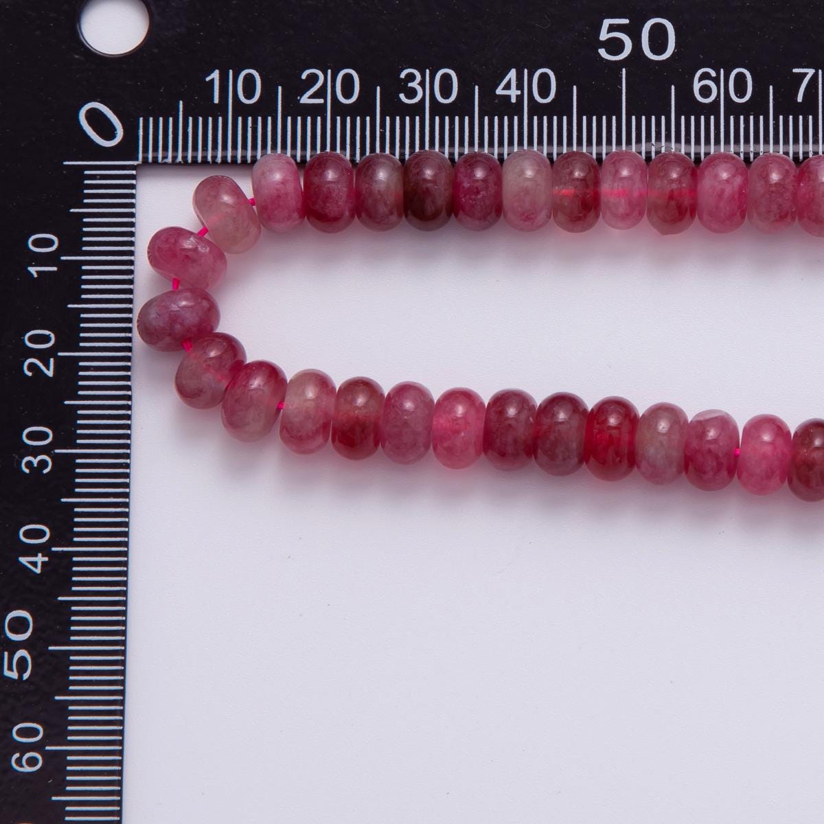 8mm Red Garnet Natural Gemstone Bead Strand Finding | WA-726