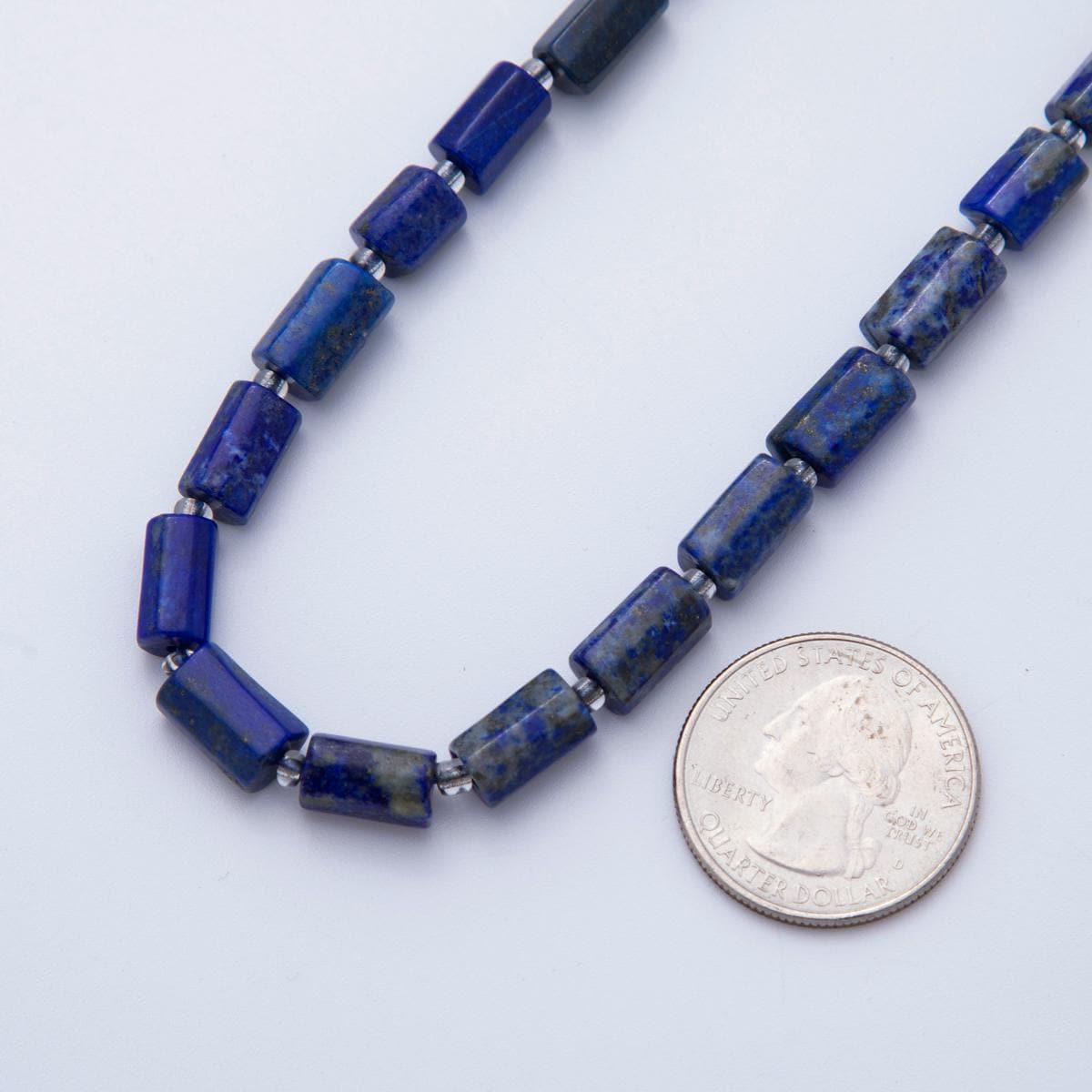 Natural Blue Lapis Lazuli Bead Stone Cylinder gemstone beads Tube barrel beads 10x6 mm WA-1574
