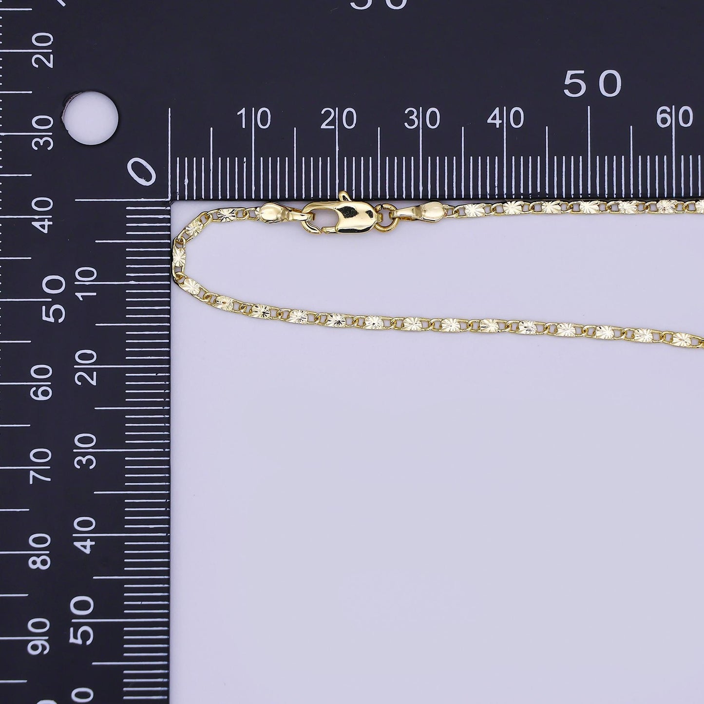 14K Gold Filled 1.7mm Sunburst Chain Link 18 Inch Necklace | WA-3155