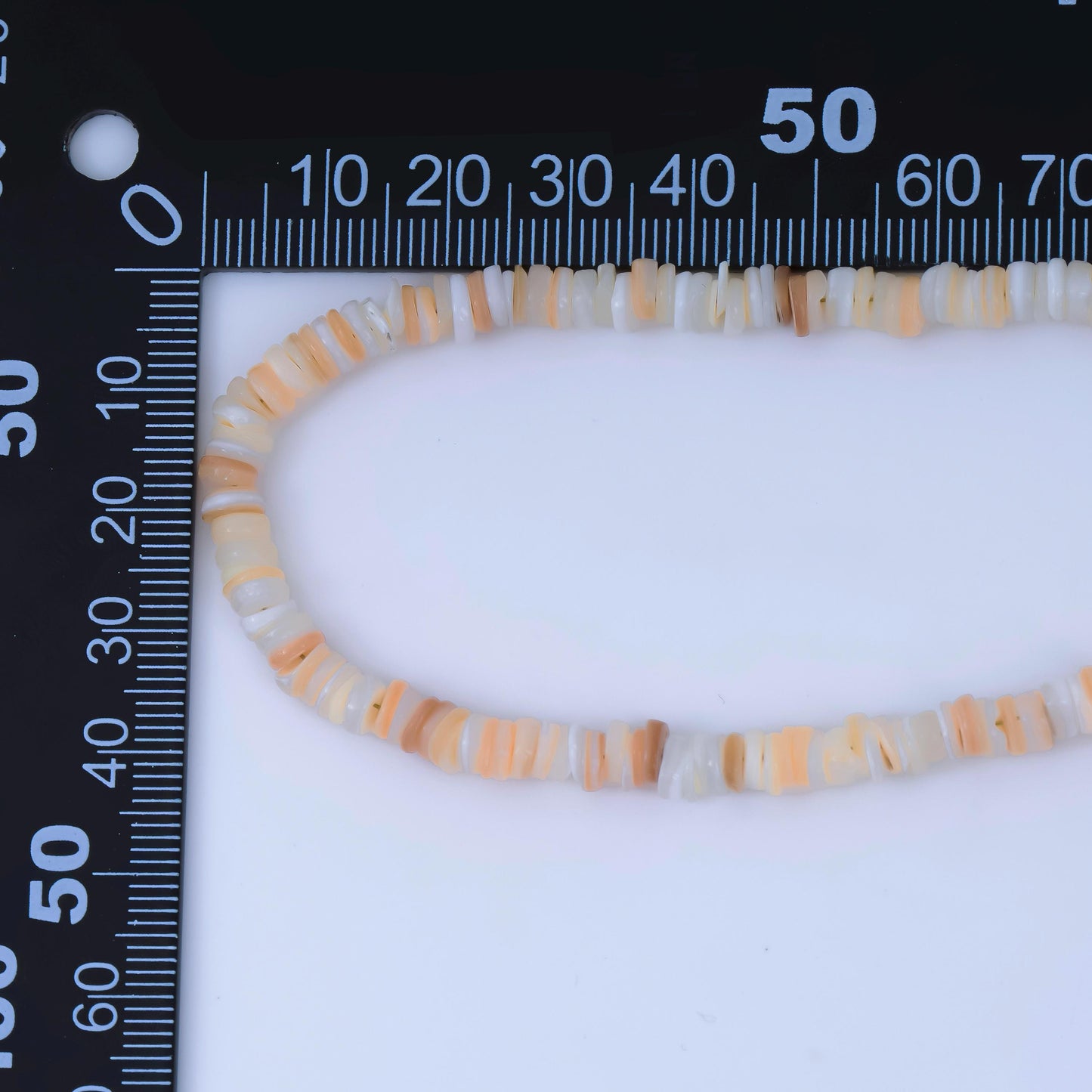 Handmade Brown Shell Pearl Necklace Rondelle Smooth Earthly Cluster Necklace Summer Beach Jewelry | WA-3247