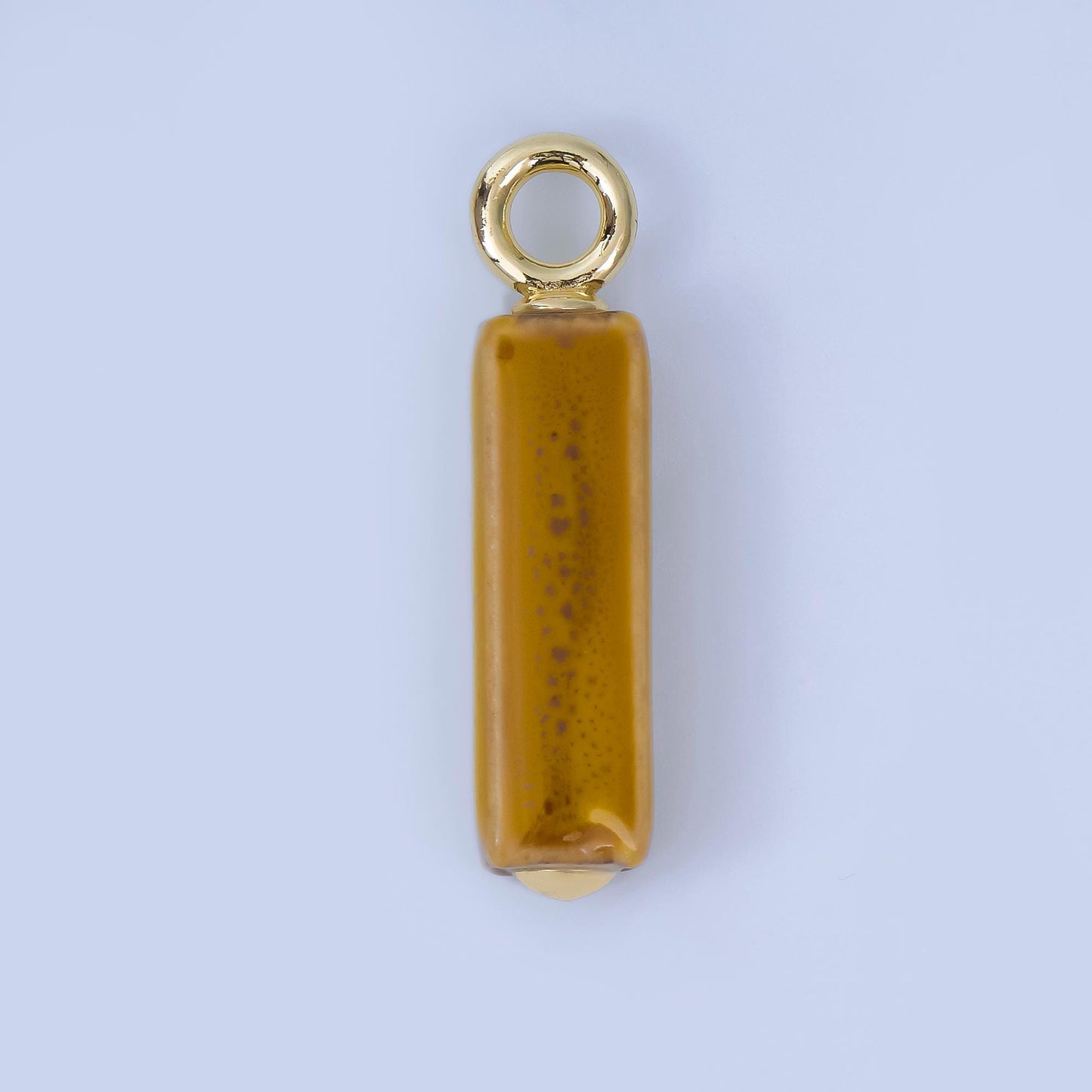 Dainty Ceramic Bar beads Charm Colorful pendant for necklace Bracelet Earring Charm AJ-451