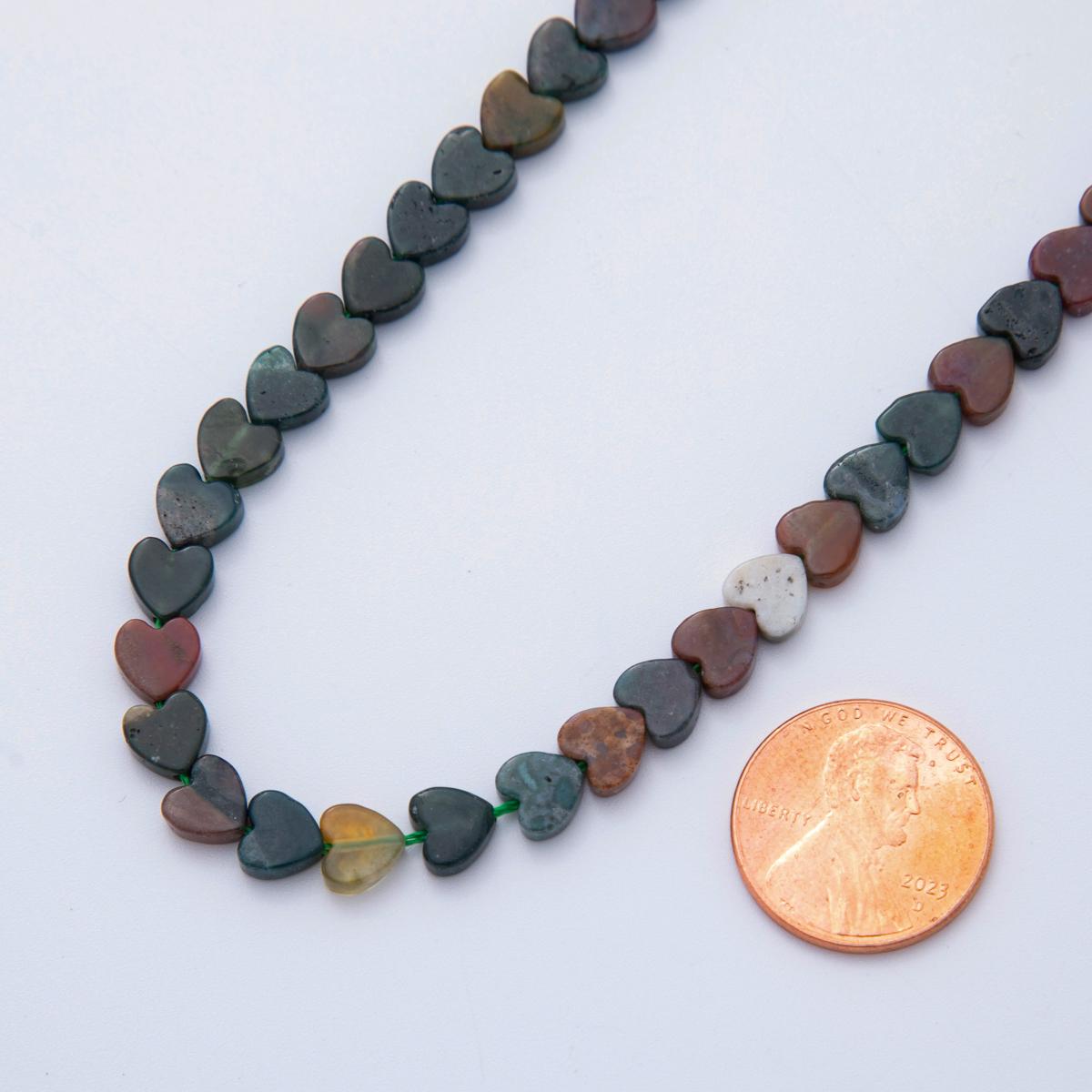 8mm Heart Beads Clover Natural Gemstone Beads Genuine Stone Bead for Bracelet Necklace Jewelry Supply