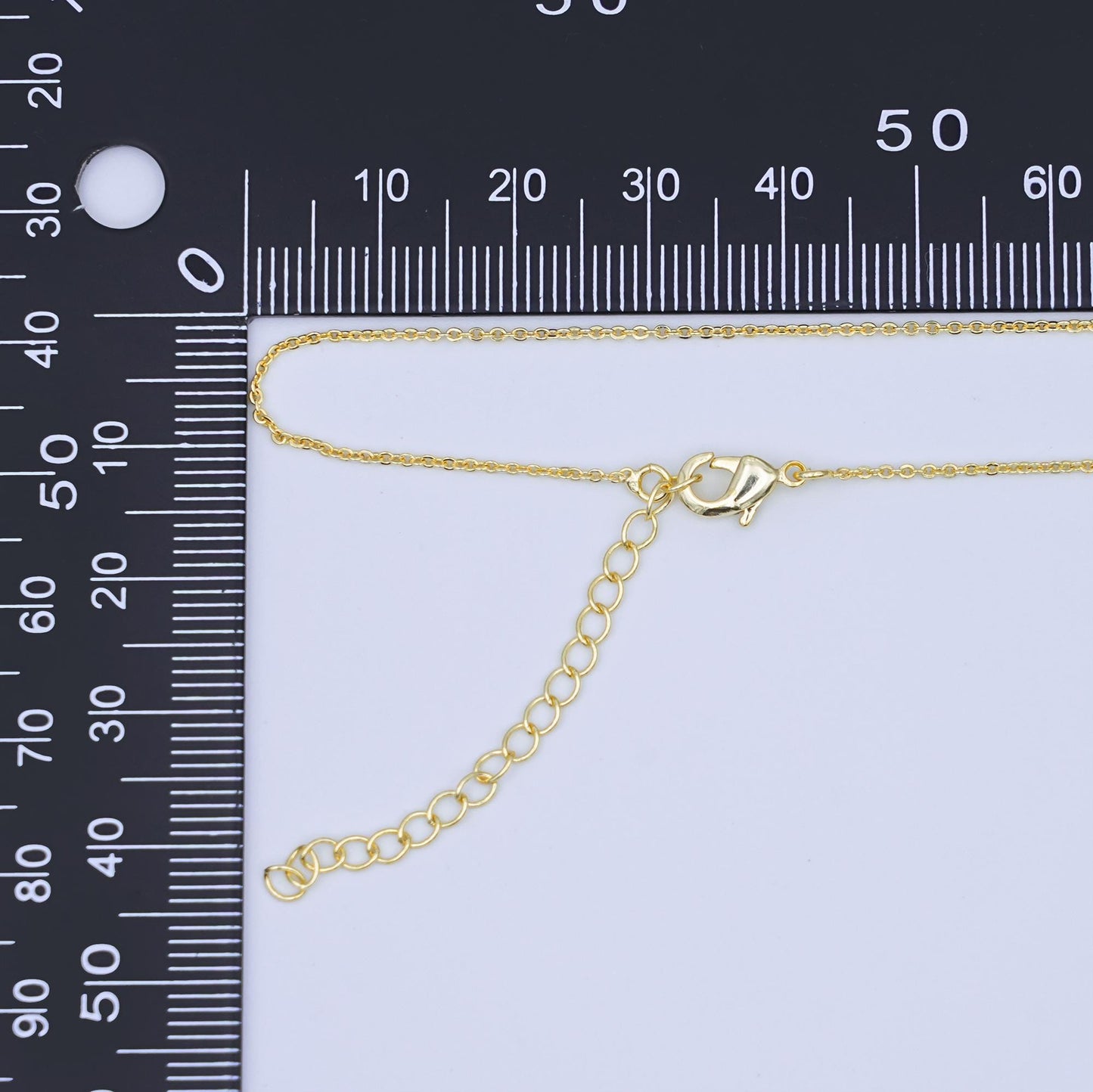24K Gold Filled 1.1mm Cable 15.5 Inch Chain Necklace | WA-3240