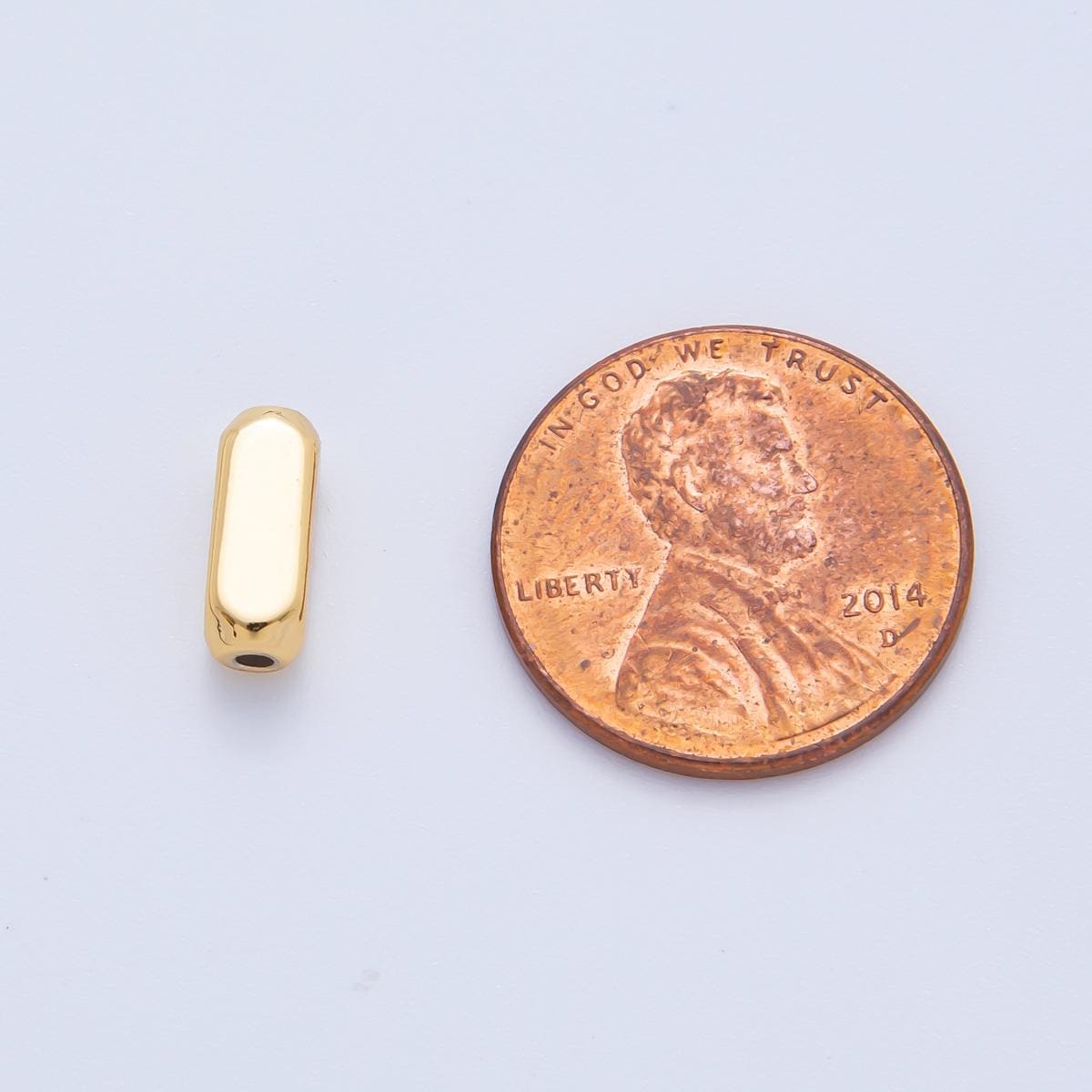 10x 18k Gold Filled Tiny Faceted Tube 10x3 mm spacer beads Tiny Seed Bead spacer for Bracelet Necklace Supply AF-1060