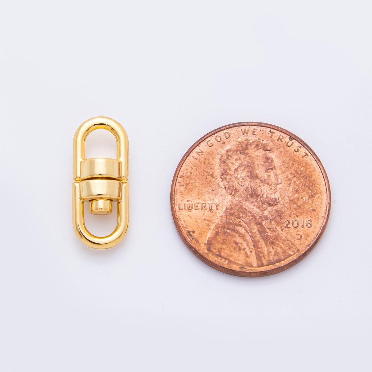 PVD Gold Stainless Connector Swivel Clasps Findings for Keychain Bag Charm Jewelry Making | Z-1250