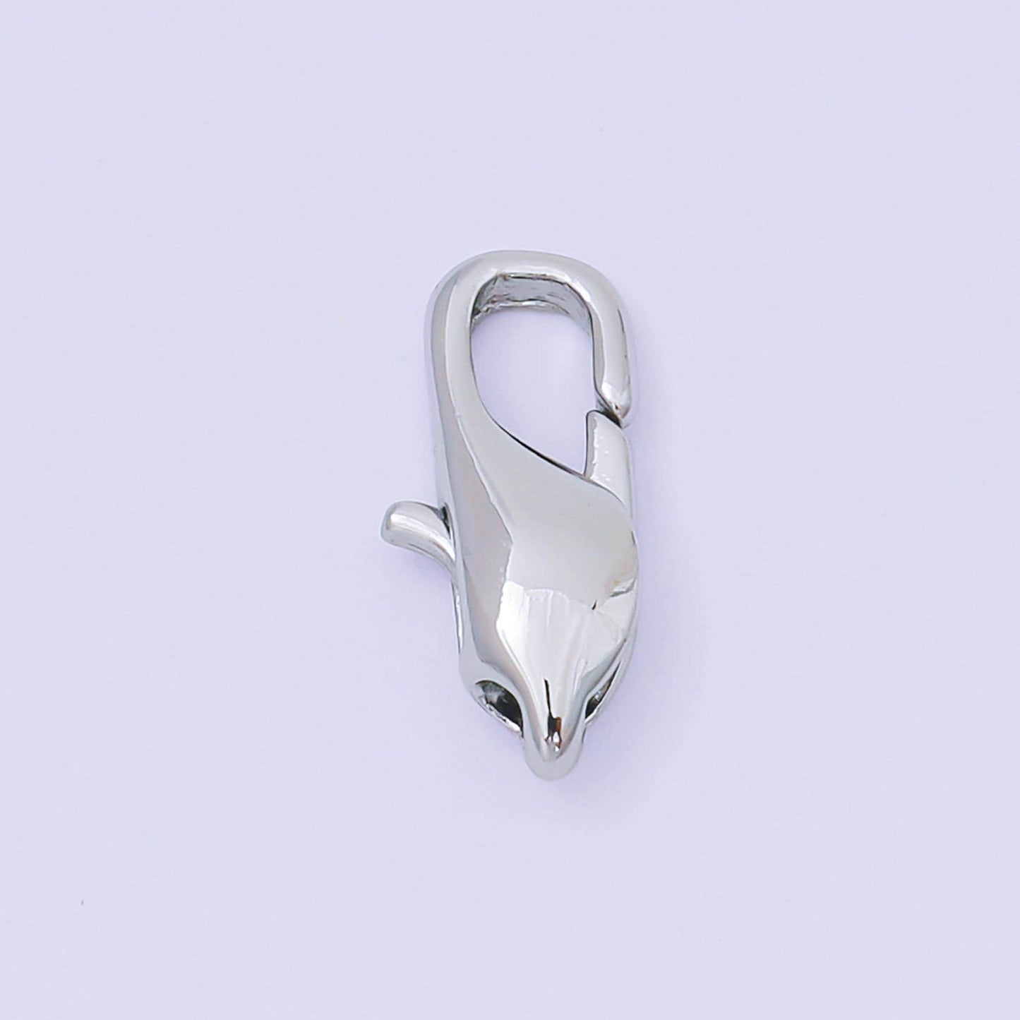 14K Gold Filled 15mm Minimalist Lobster Clasp Closure Finding in Gold & Silver | Z1338