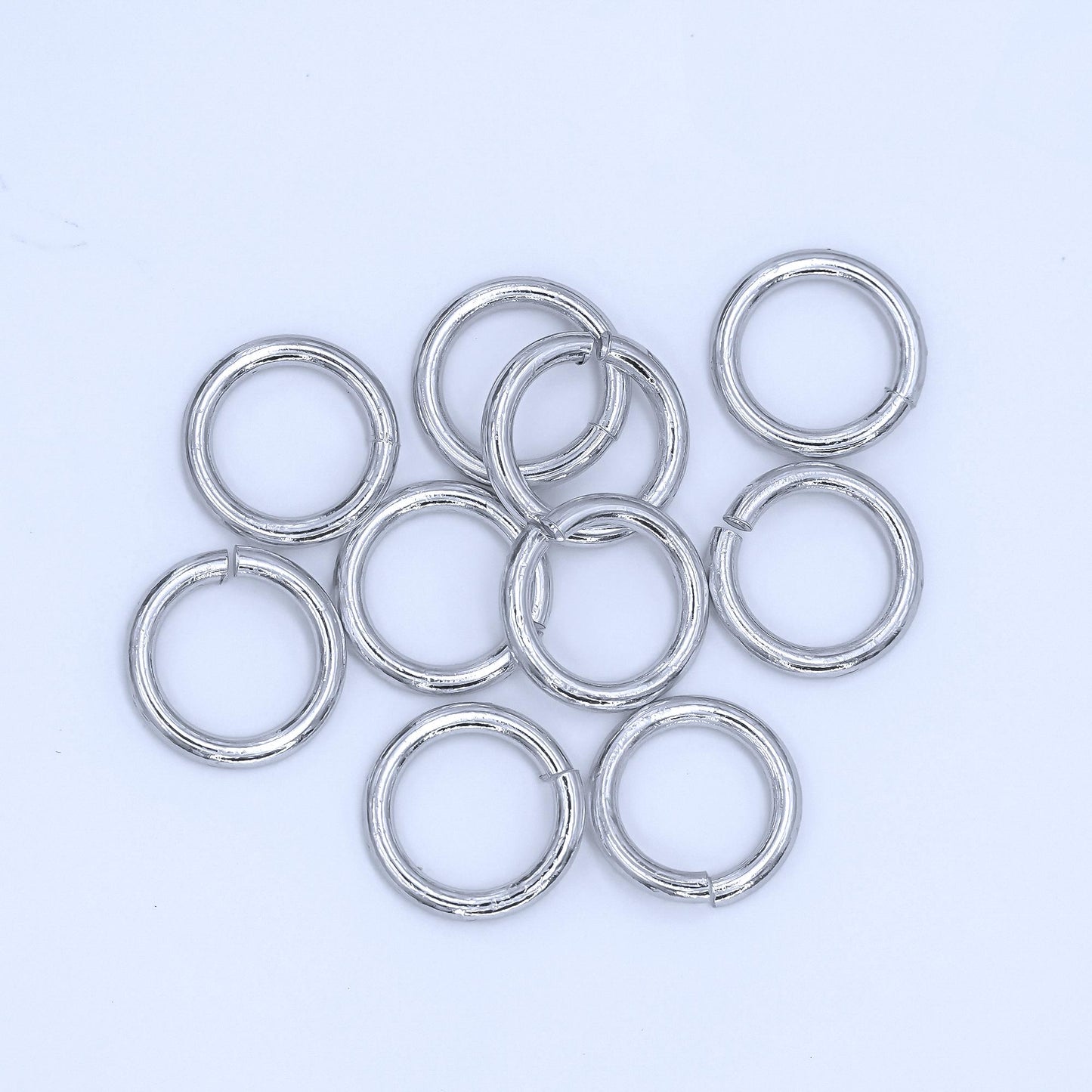 2mm x 14mm (12 gauge) 24k Gold Filled Jump Ring Open Jump Rings, jewelry making supplies 10 gram